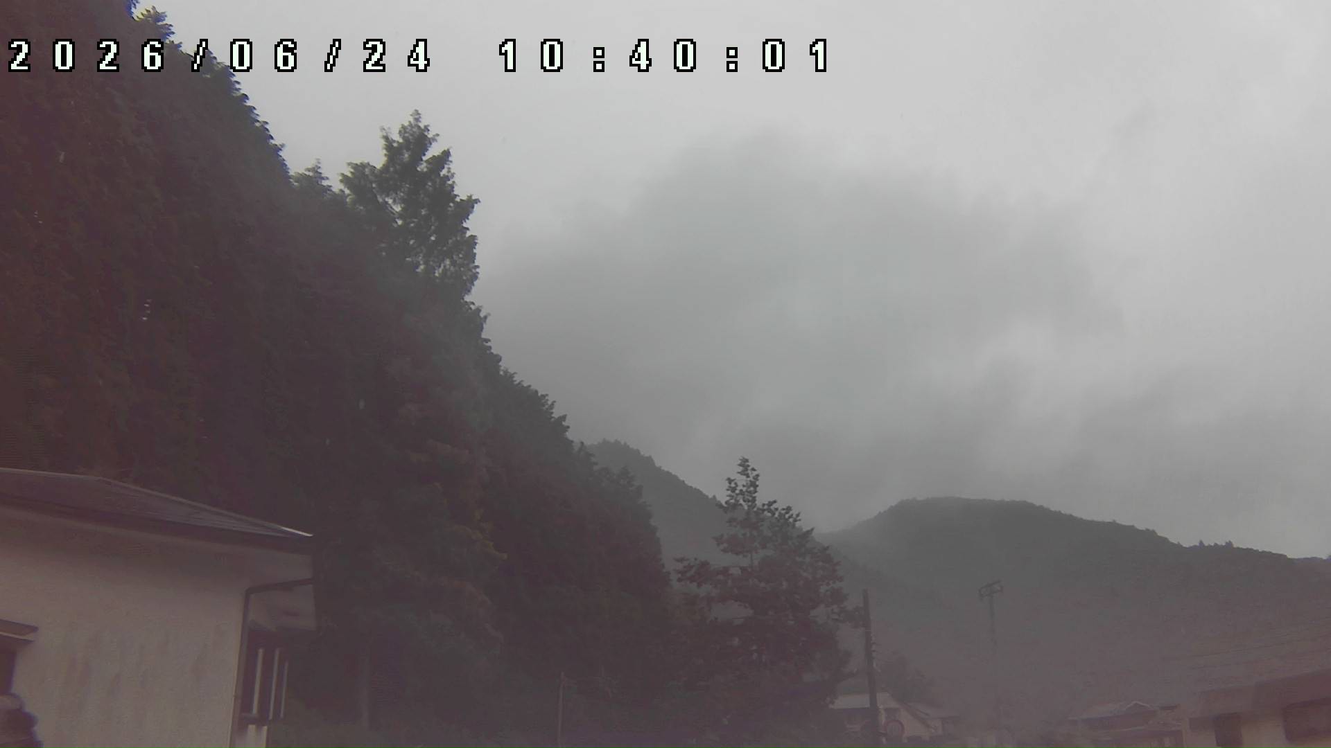 2026年6月24日 10:40ごろの金剛山登山口周辺の空