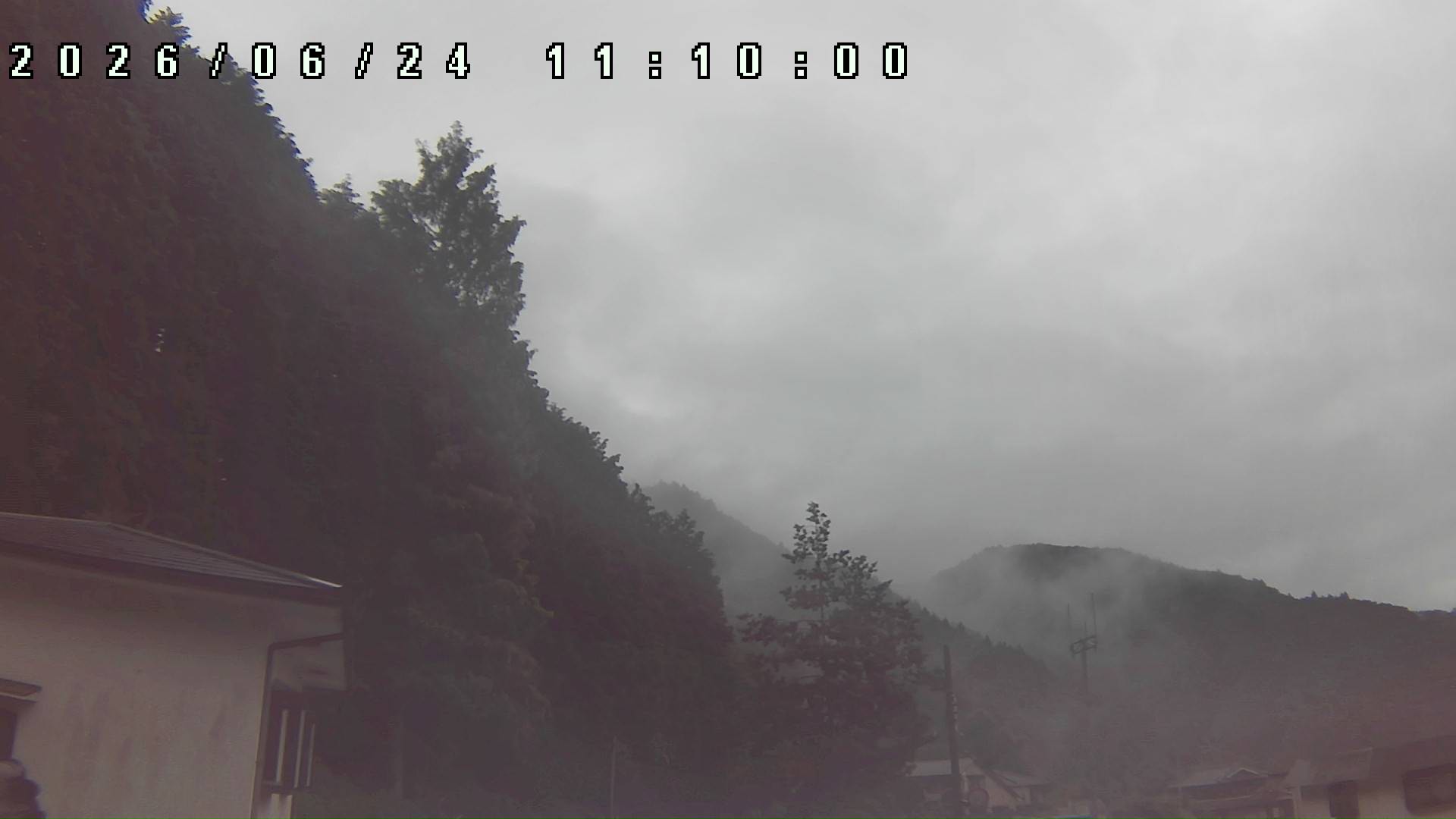 2026年6月24日 11:10ごろの金剛山登山口周辺の空