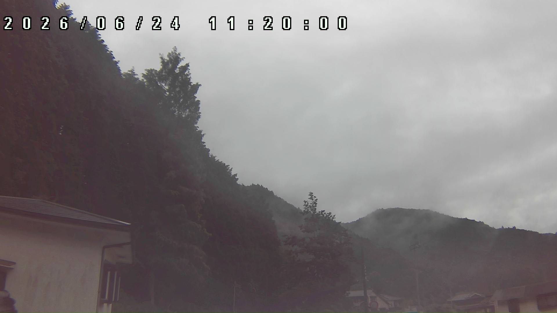 2026年6月24日 11:20ごろの金剛山登山口周辺の空
