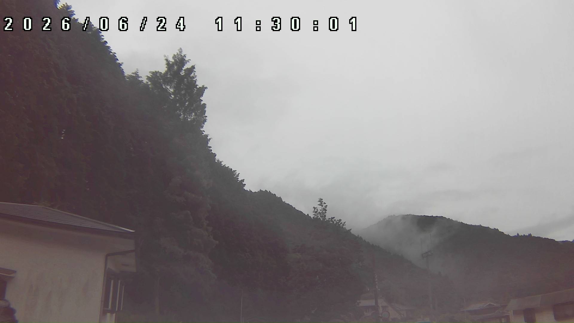 2026年6月24日 11:30ごろの金剛山登山口周辺の空