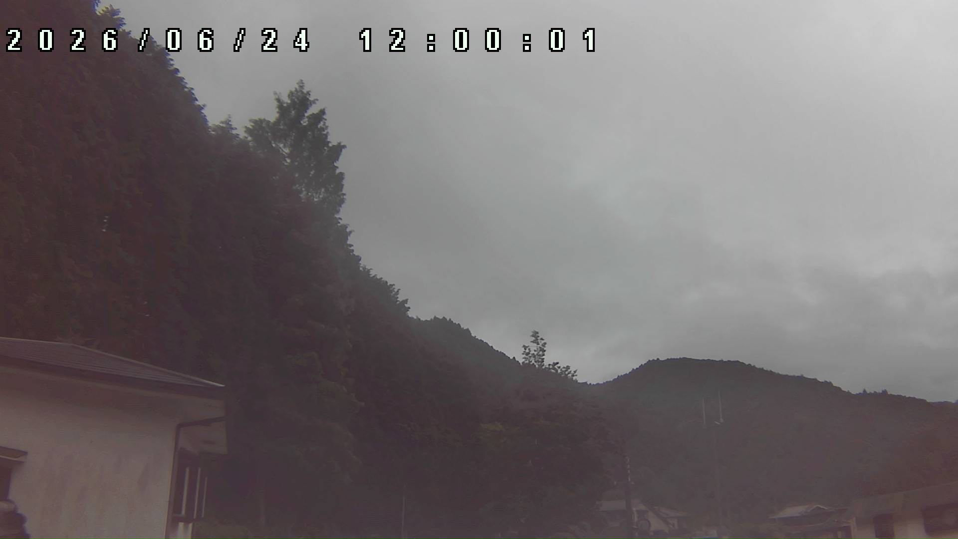 2026年6月24日 12:00ごろの金剛山登山口周辺の空