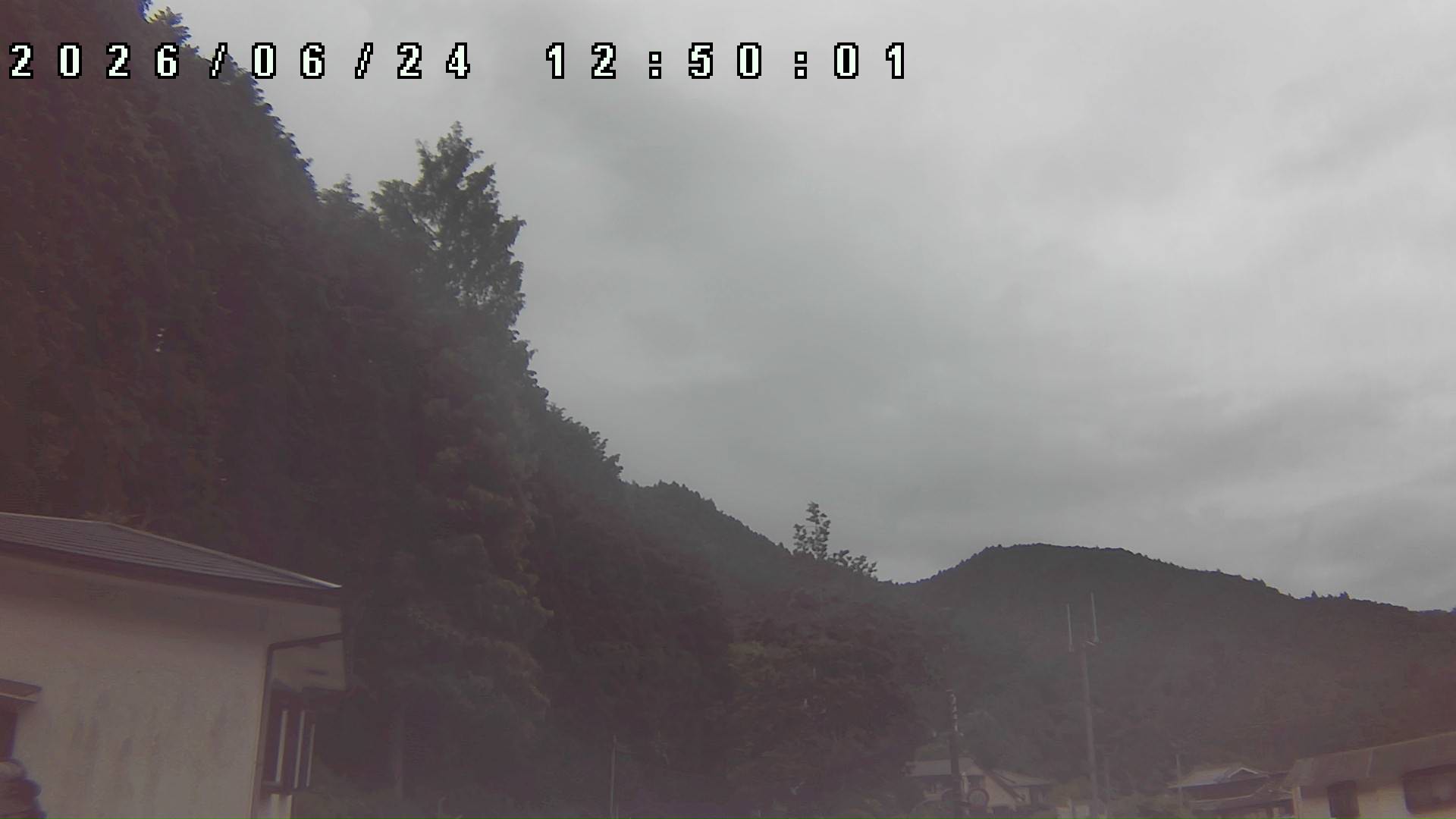 2026年6月24日 12:50ごろの金剛山登山口周辺の空