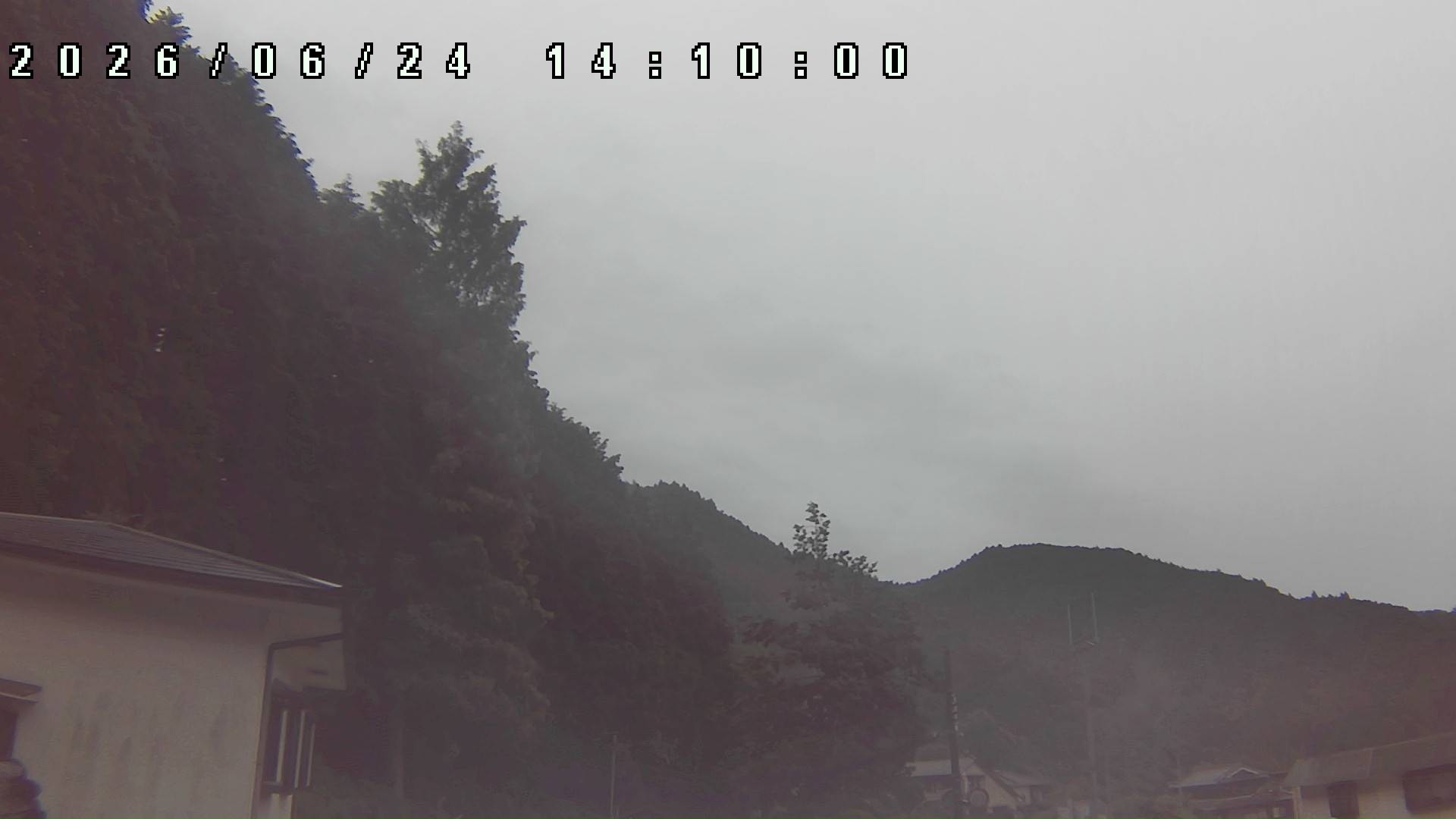 2026年6月24日 14:10ごろの金剛山登山口周辺の空