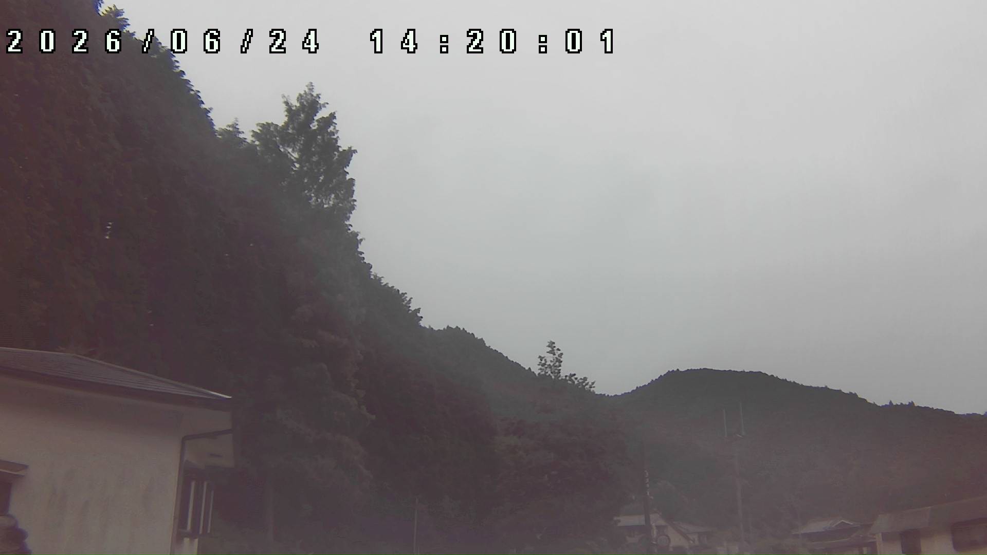 2026年6月24日 14:20ごろの金剛山登山口周辺の空