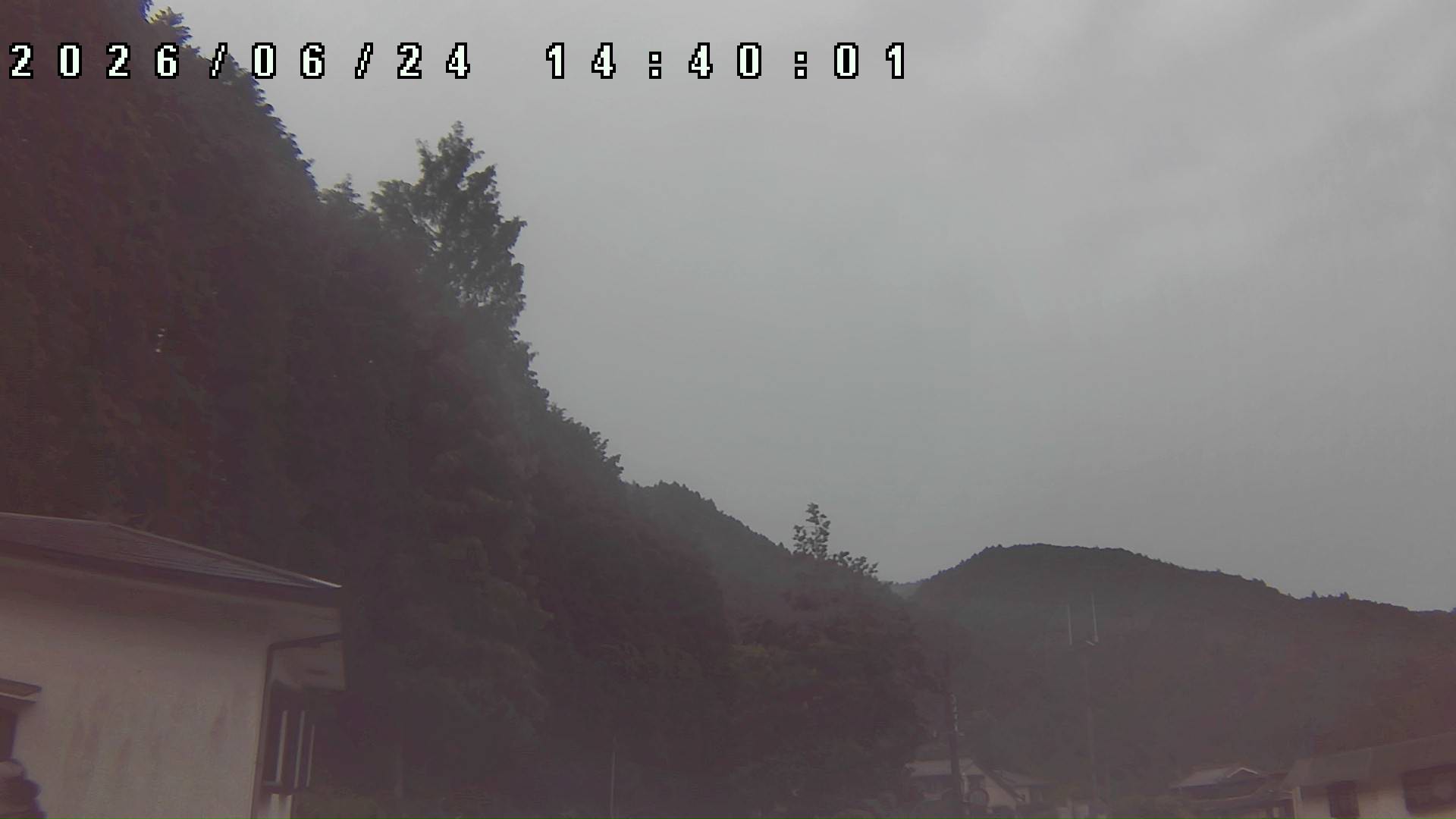 2026年6月24日 14:40ごろの金剛山登山口周辺の空