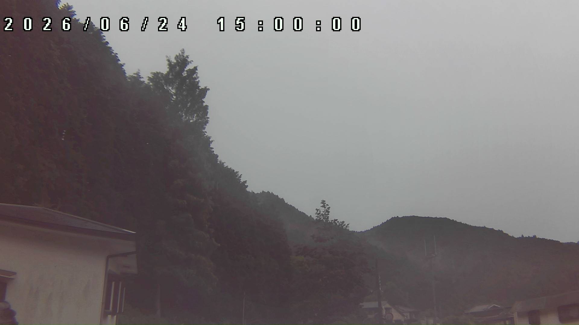 2026年6月24日 15:00ごろの金剛山登山口周辺の空