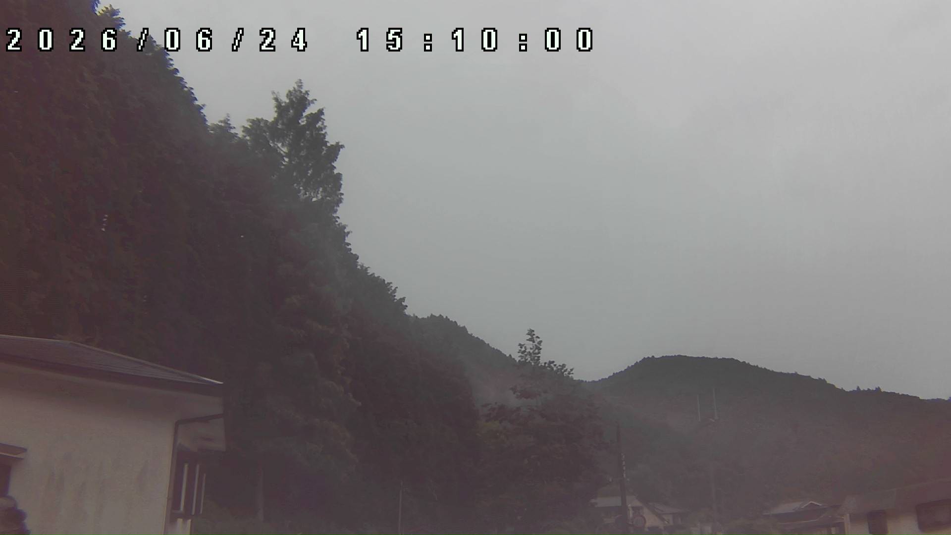 2026年6月24日 15:10ごろの金剛山登山口周辺の空