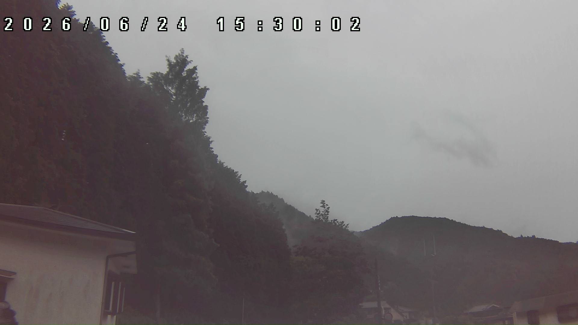 2026年6月24日 15:30ごろの金剛山登山口周辺の空