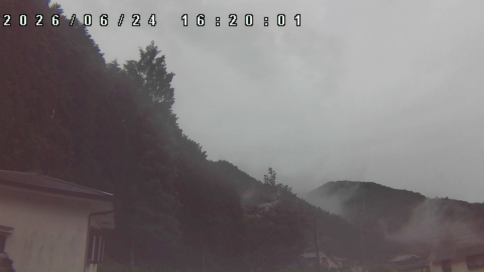 2026年6月24日 16:20ごろの金剛山登山口周辺の空