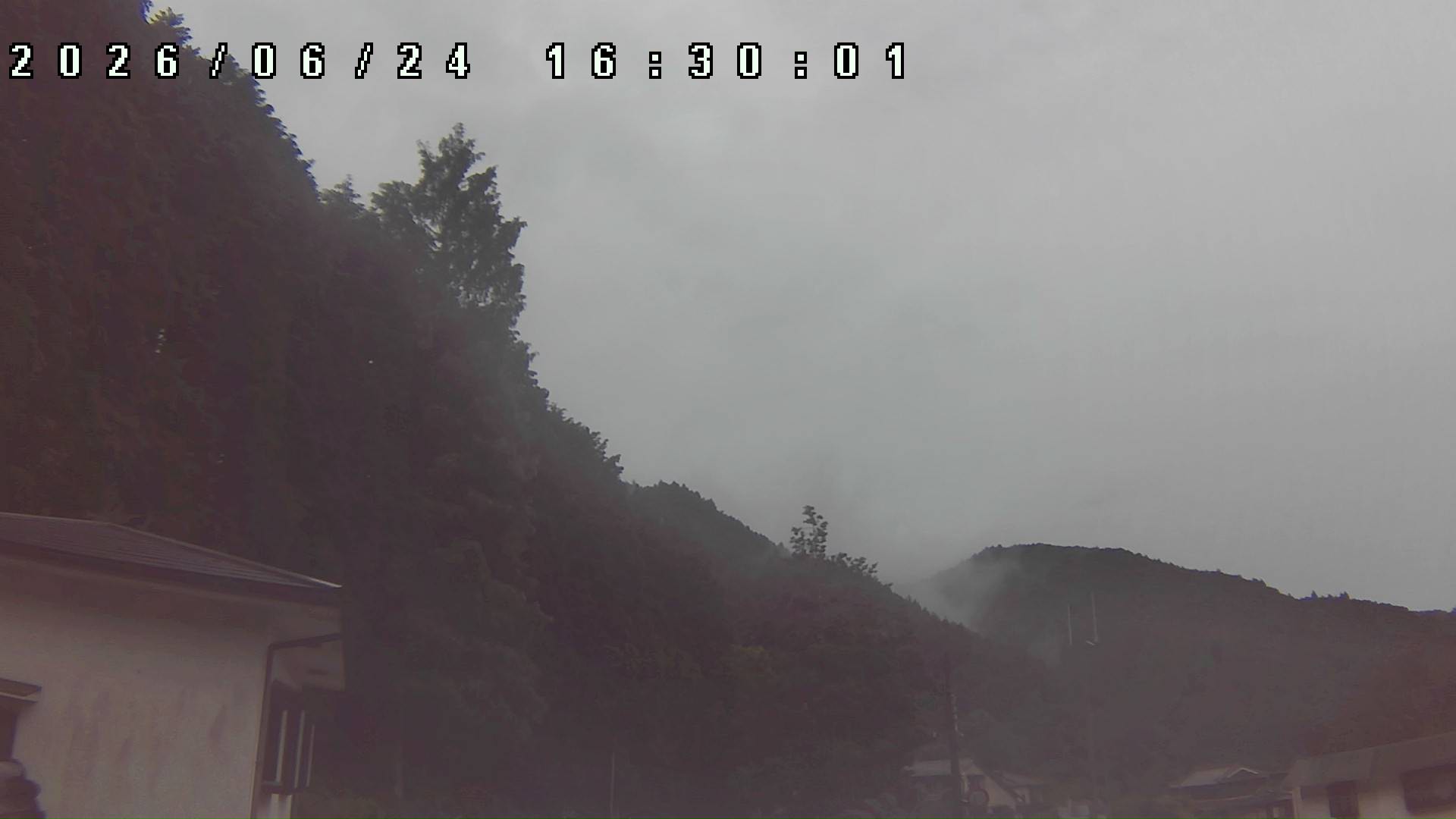 2026年6月24日 16:30ごろの金剛山登山口周辺の空