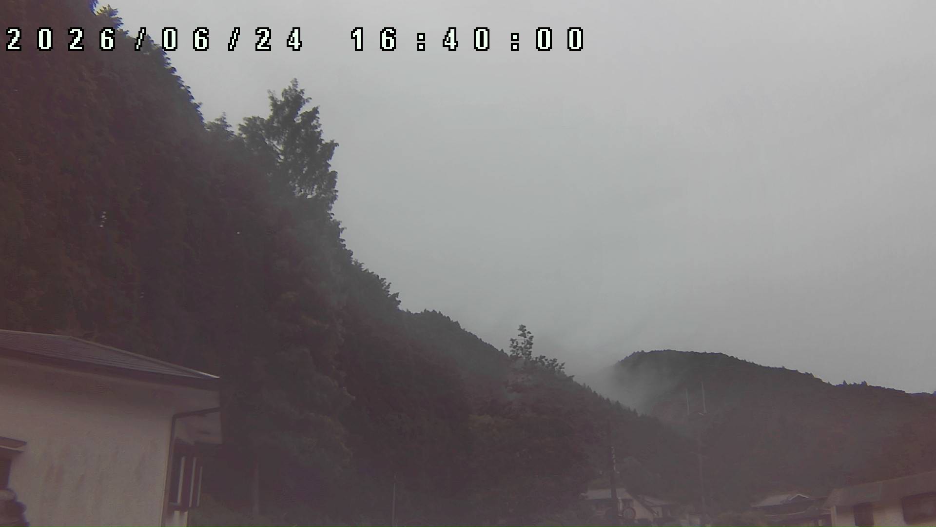 2026年6月24日 16:40ごろの金剛山登山口周辺の空