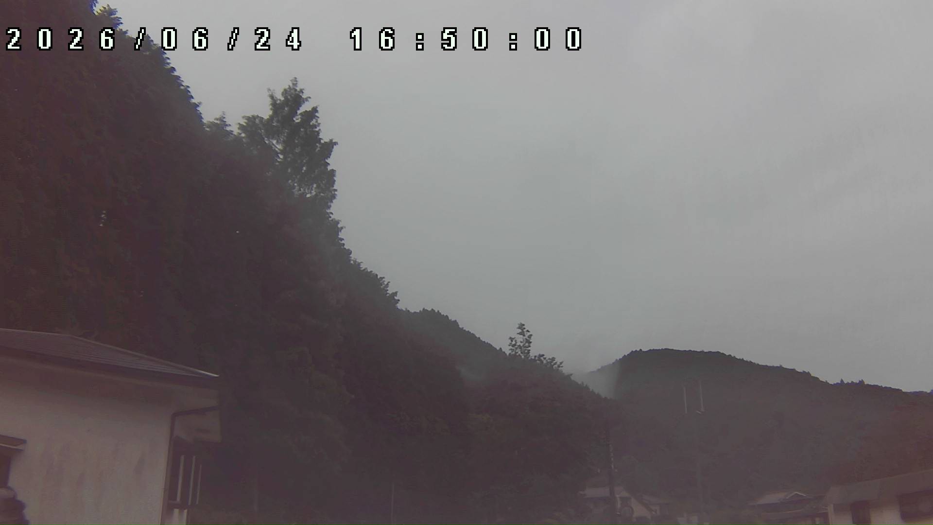 2026年6月24日 16:50ごろの金剛山登山口周辺の空