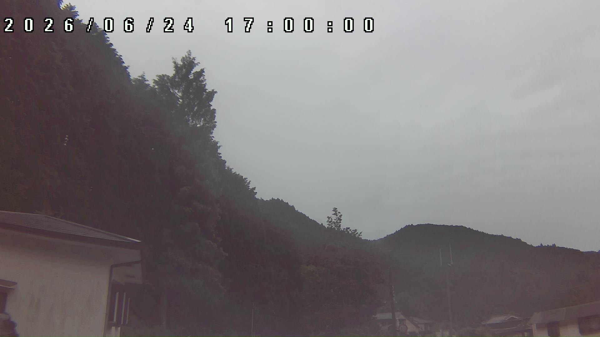 2026年6月24日 17:00ごろの金剛山登山口周辺の空