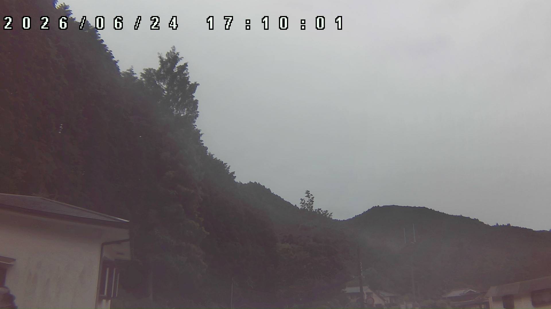 2026年6月24日 17:10ごろの金剛山登山口周辺の空