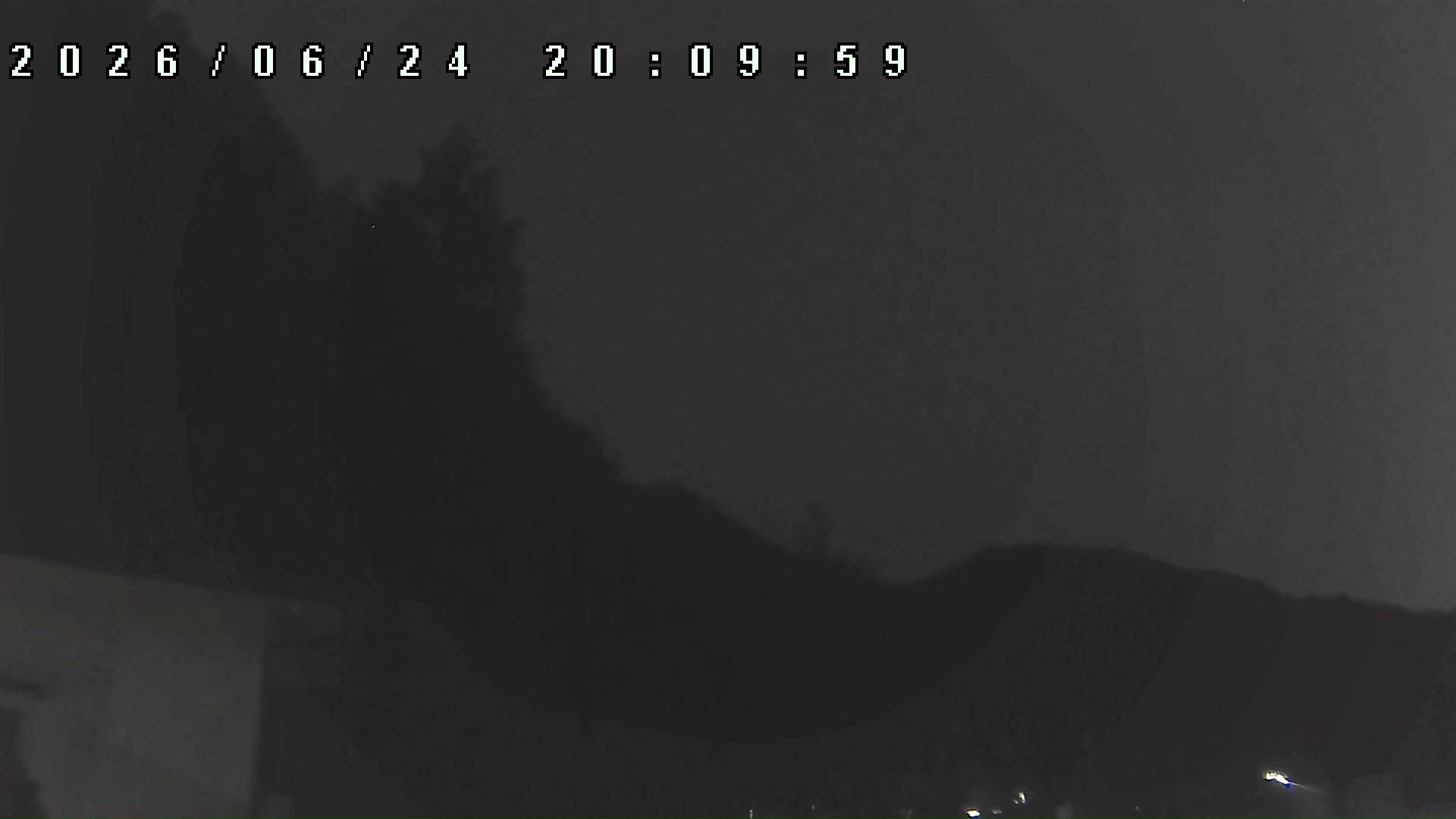 2026年6月24日 20:10ごろの金剛山登山口周辺の空