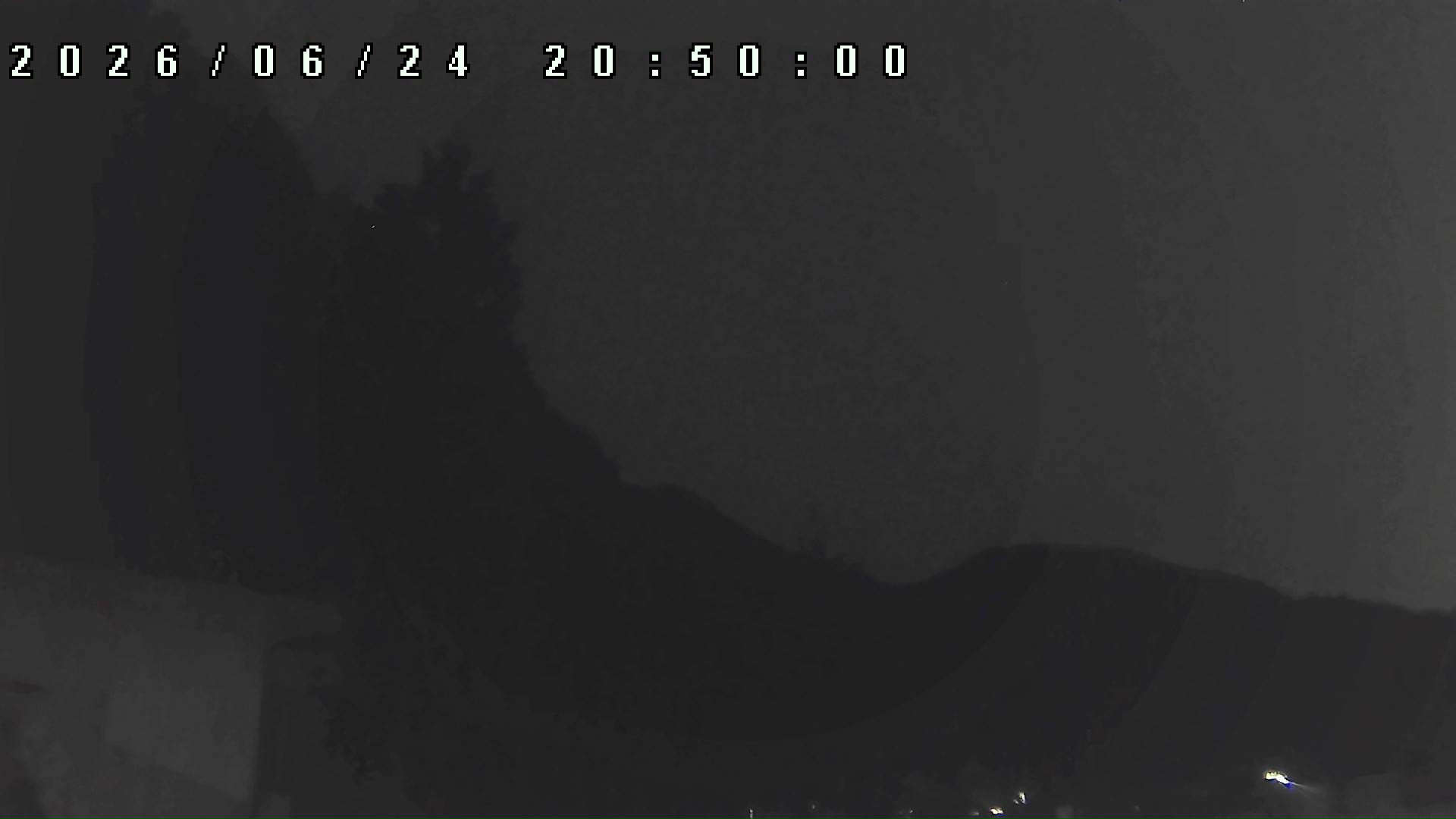 2026年6月24日 20:50ごろの金剛山登山口周辺の空