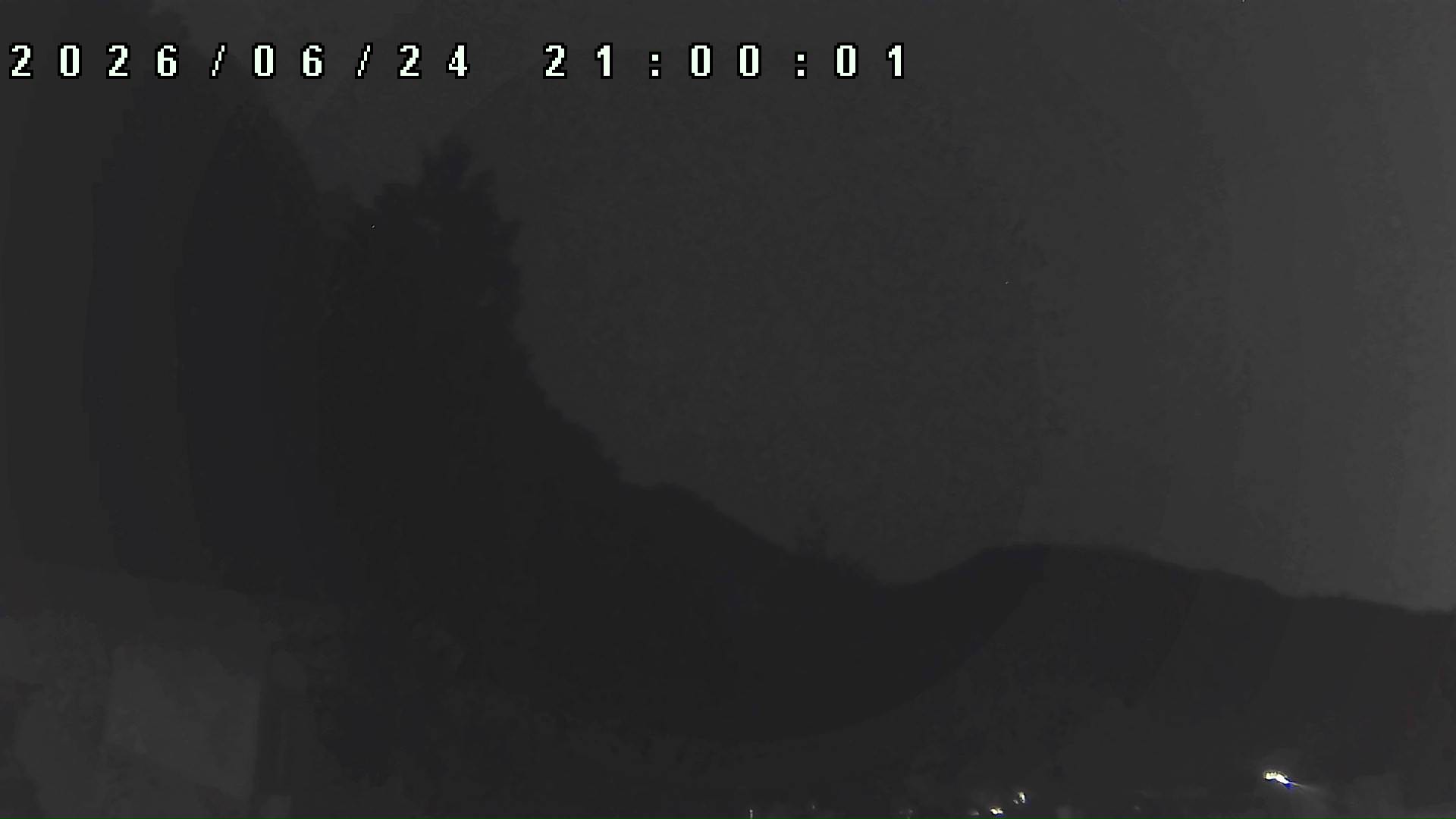 2026年6月24日 21:00ごろの金剛山登山口周辺の空
