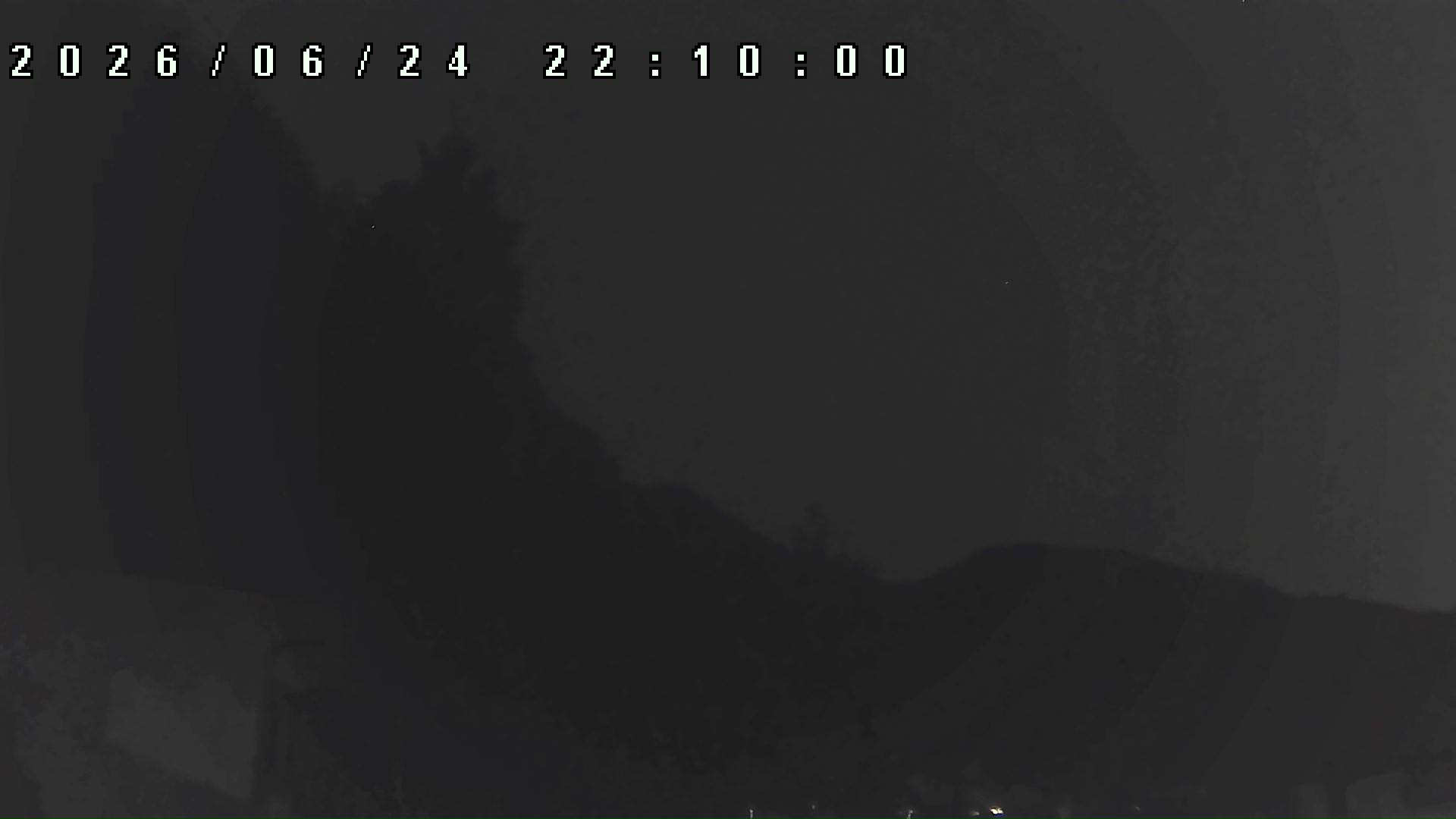 2026年6月24日 22:10ごろの金剛山登山口周辺の空