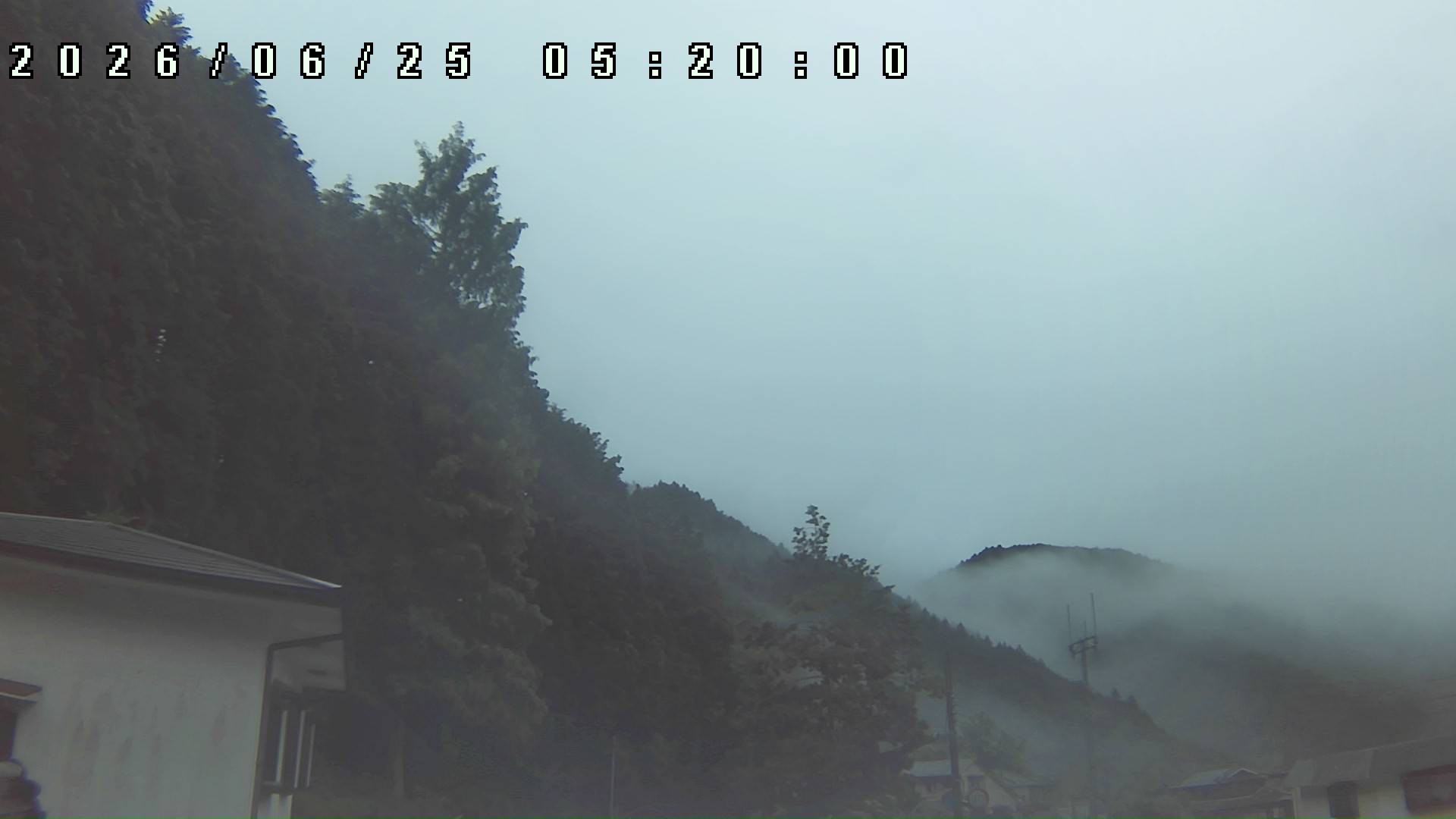 2026年6月25日 05:20ごろの金剛山登山口周辺の空