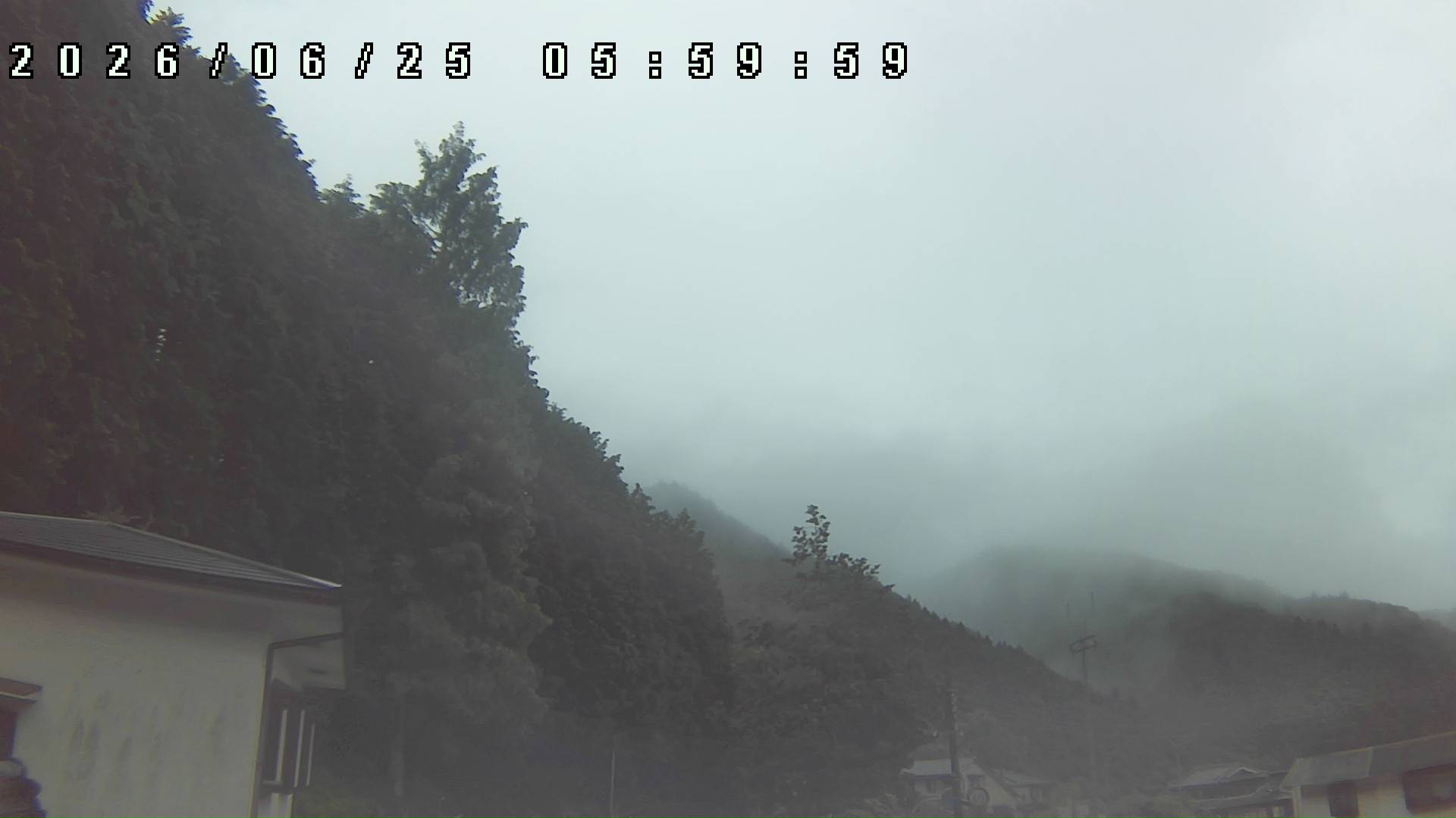 2026年6月25日 06:00ごろの金剛山登山口周辺の空