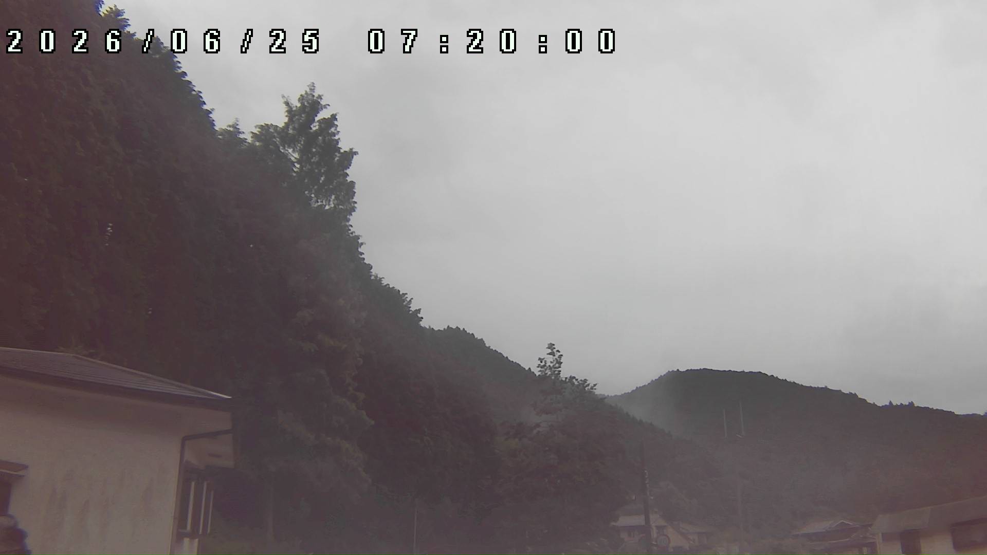 2026年6月25日 07:20ごろの金剛山登山口周辺の空
