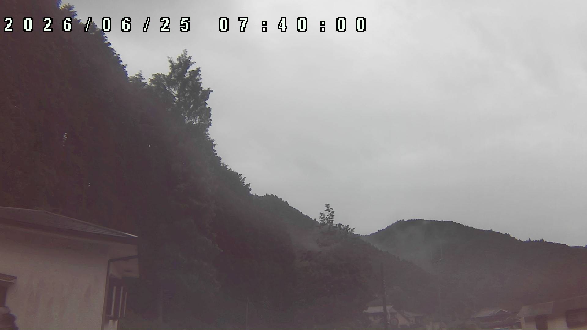 2026年6月25日 07:40ごろの金剛山登山口周辺の空