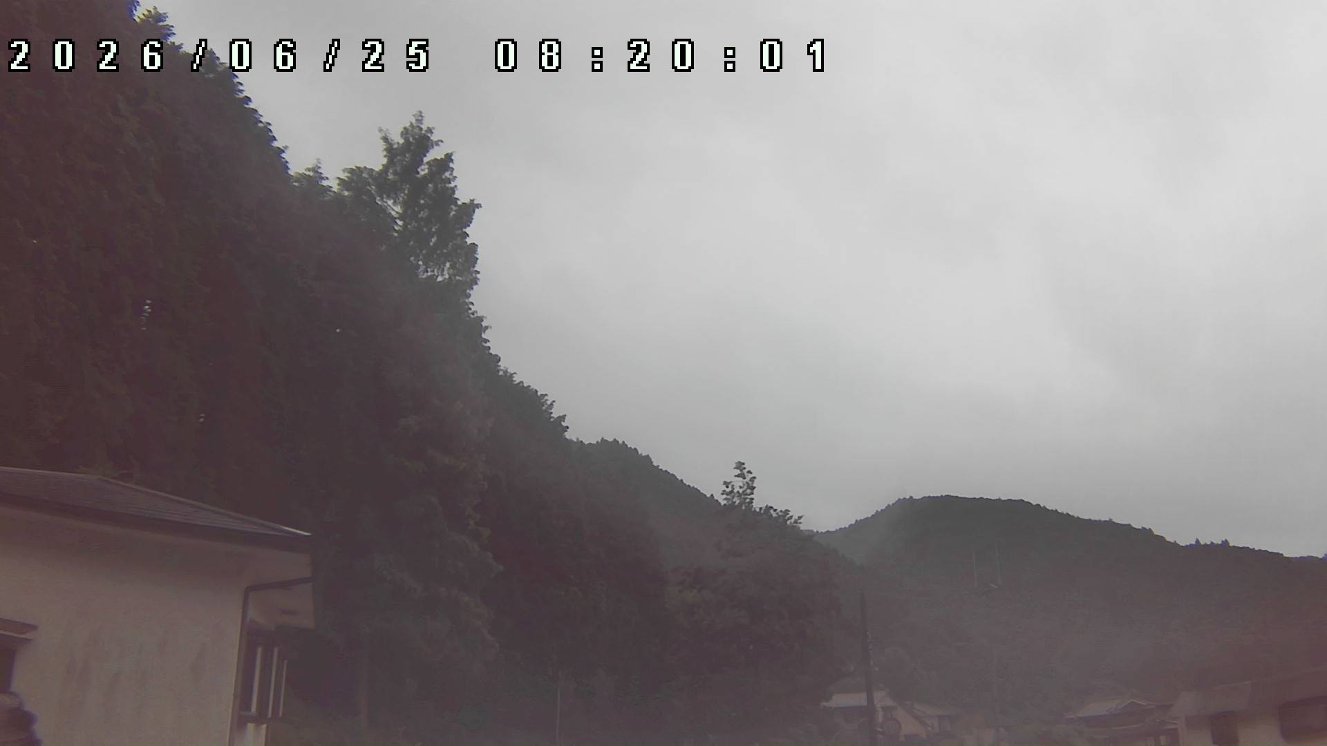 2026年6月25日 08:20ごろの金剛山登山口周辺の空