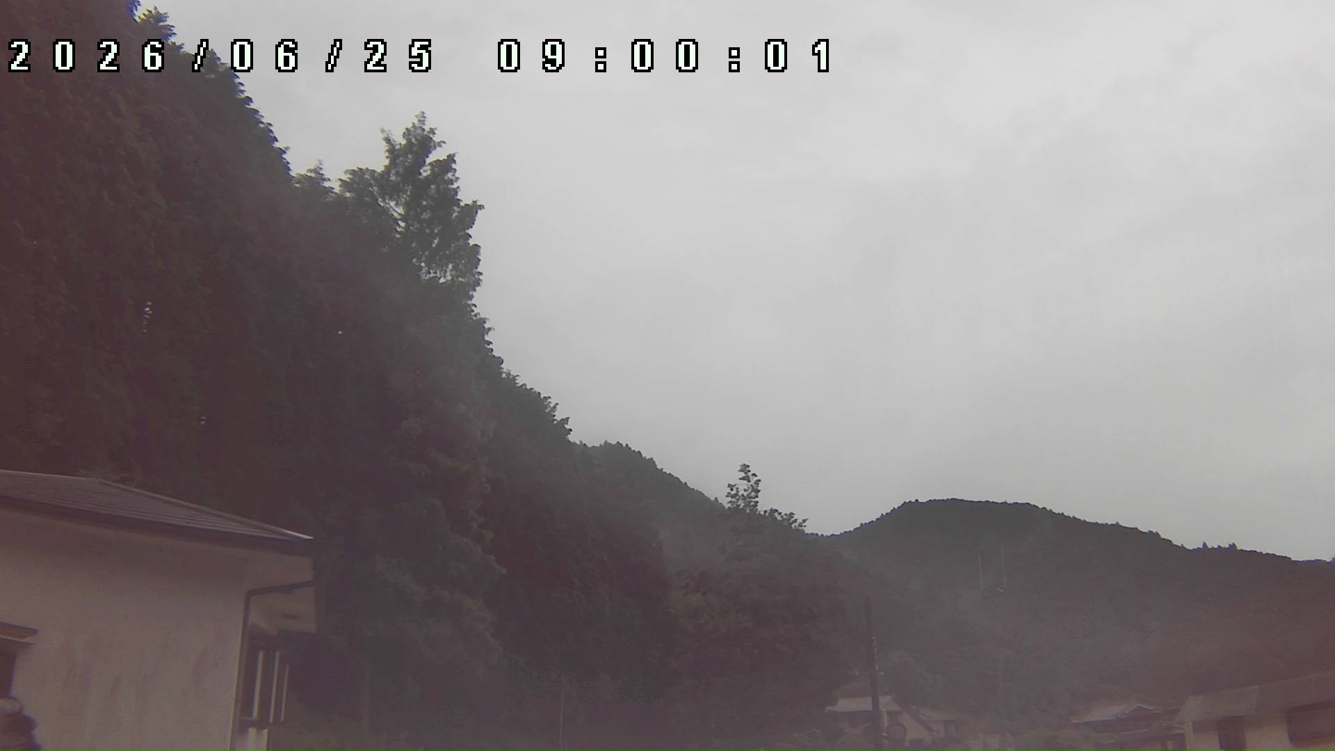 2026年6月25日 09:00ごろの金剛山登山口周辺の空