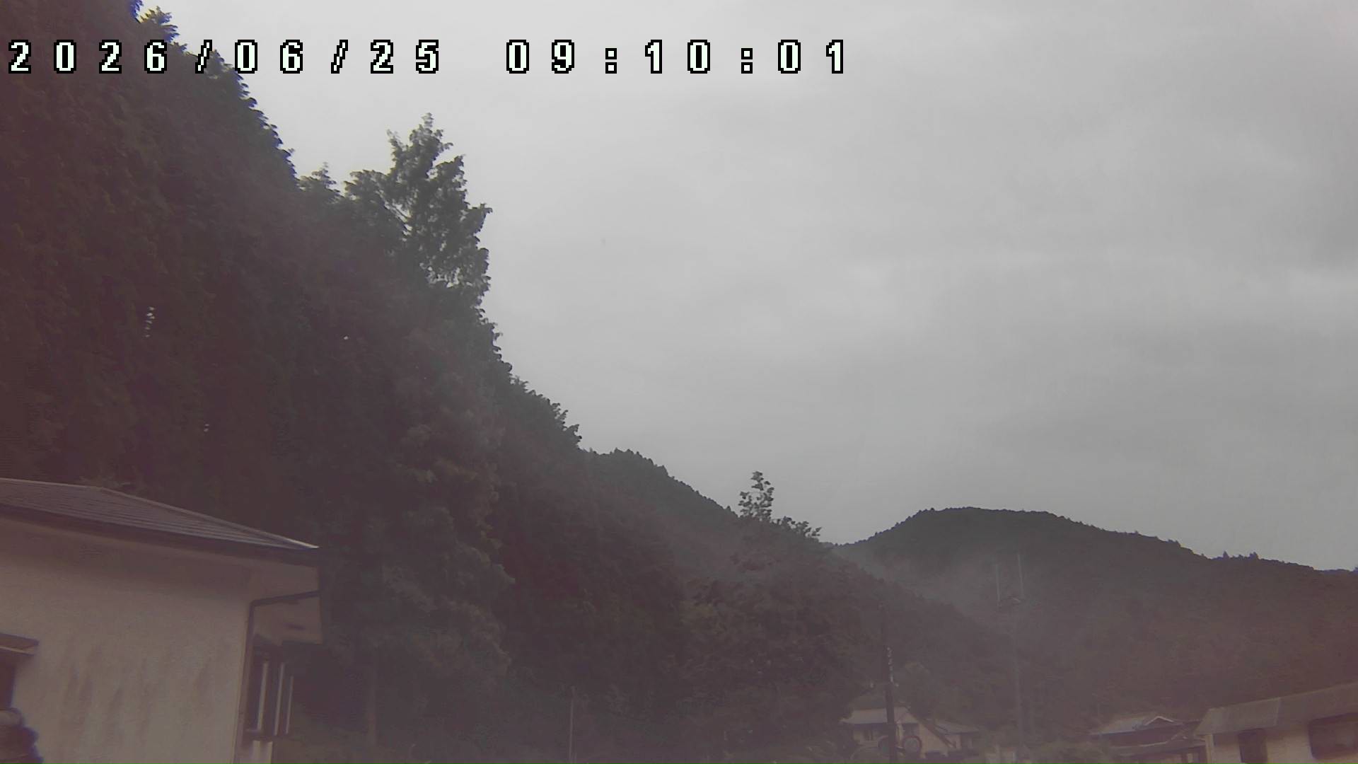 2026年6月25日 09:10ごろの金剛山登山口周辺の空