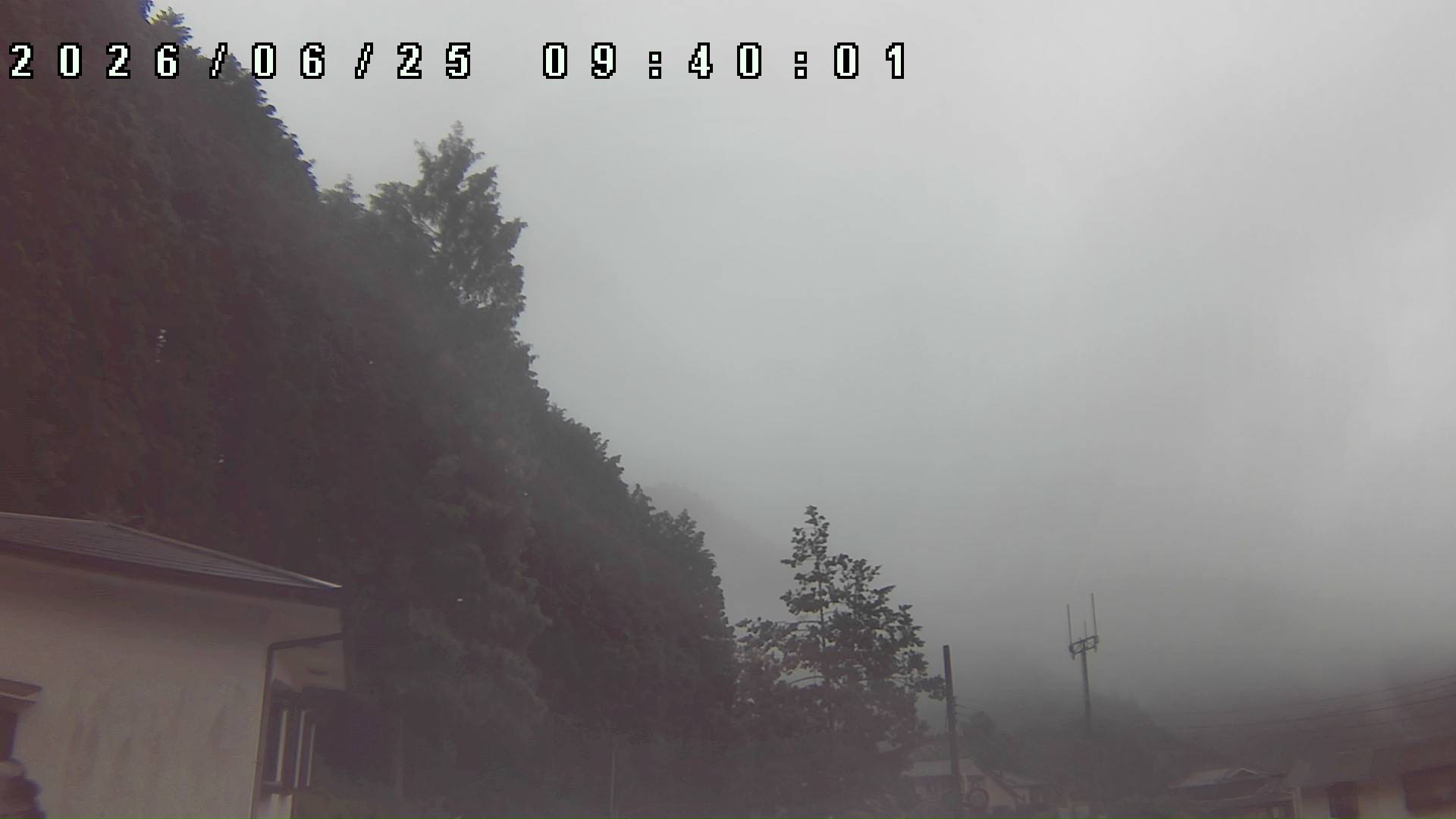 2026年6月25日 09:40ごろの金剛山登山口周辺の空