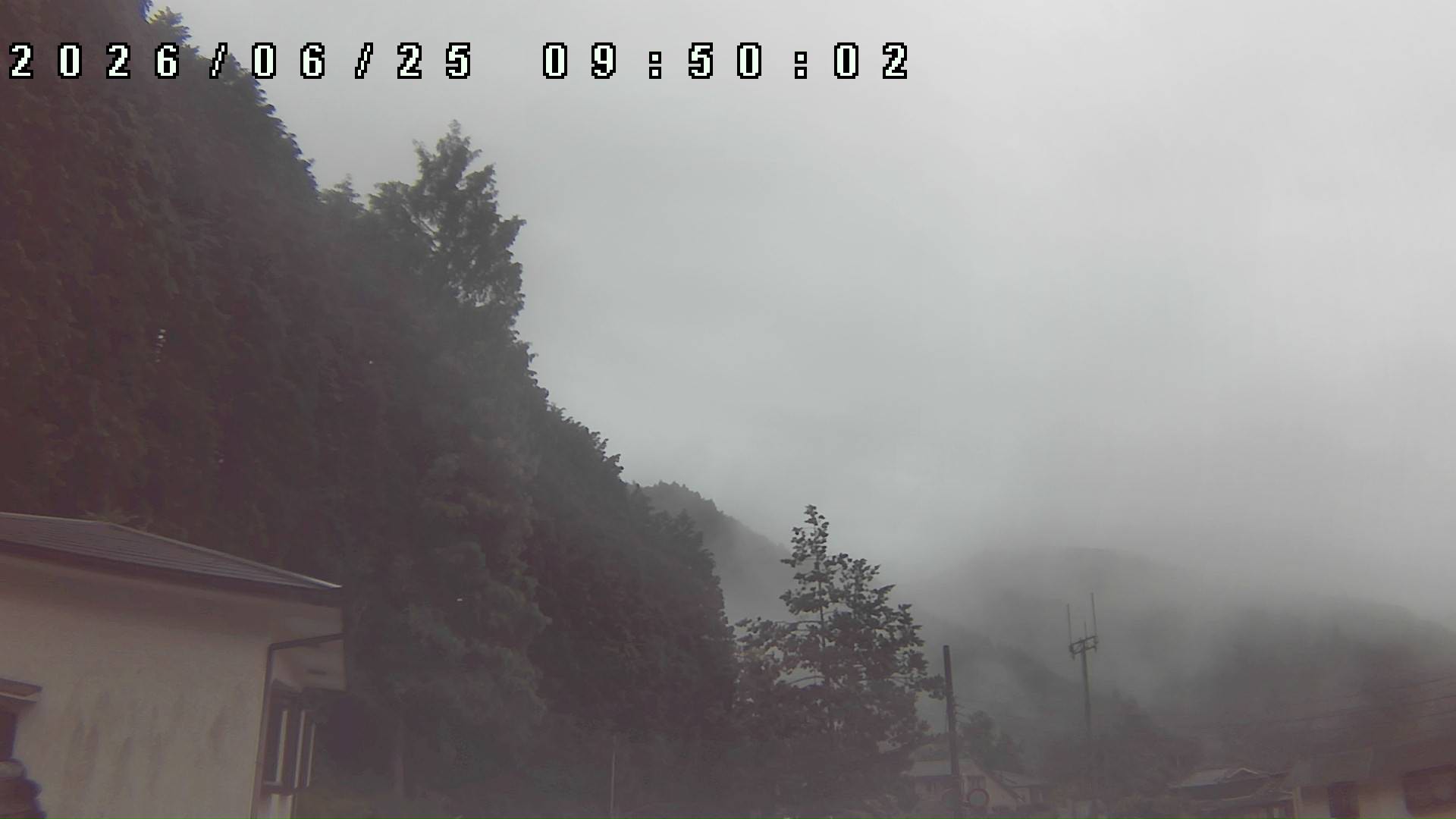 2026年6月25日 09:50ごろの金剛山登山口周辺の空