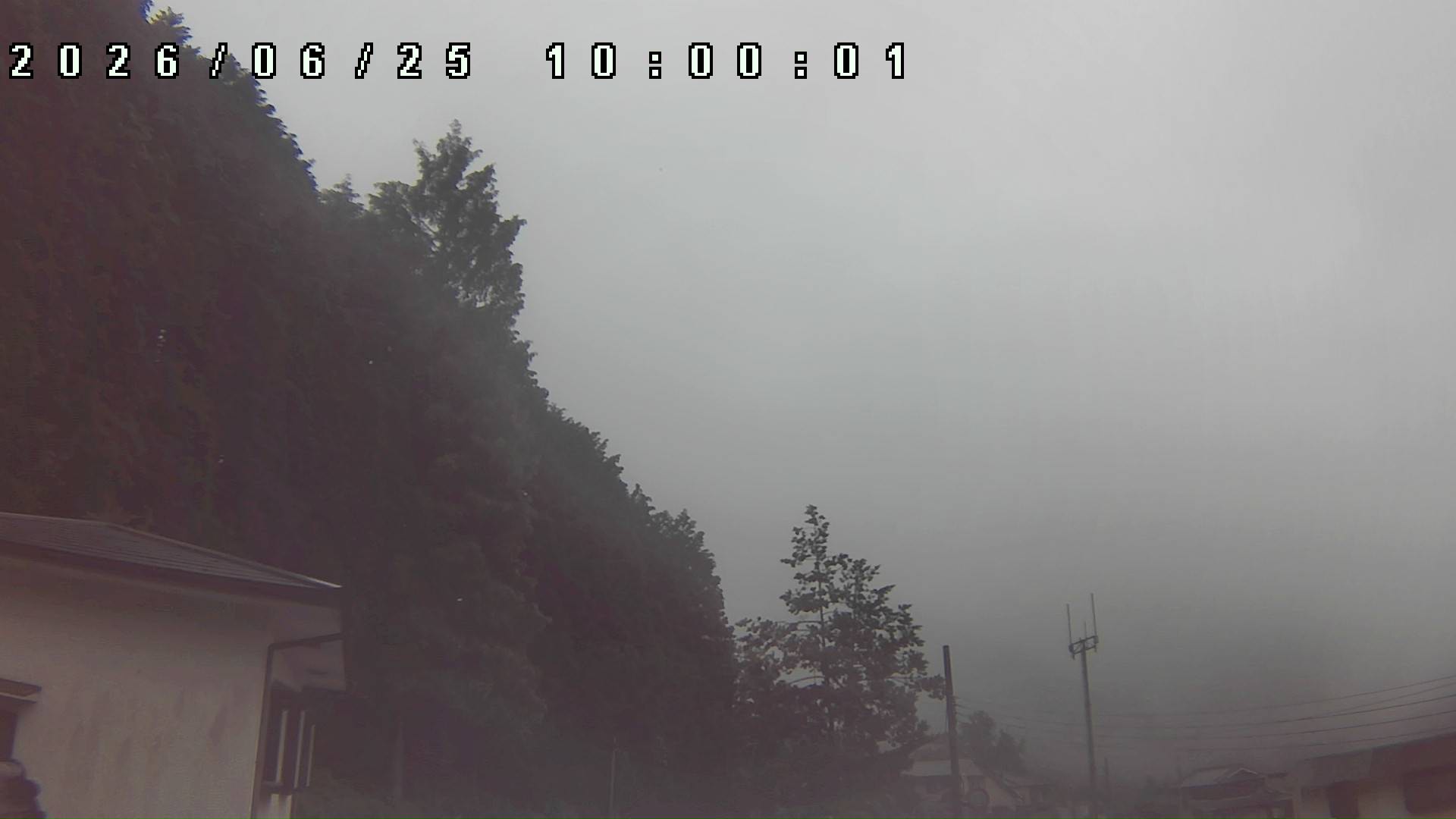 2026年6月25日 10:00ごろの金剛山登山口周辺の空