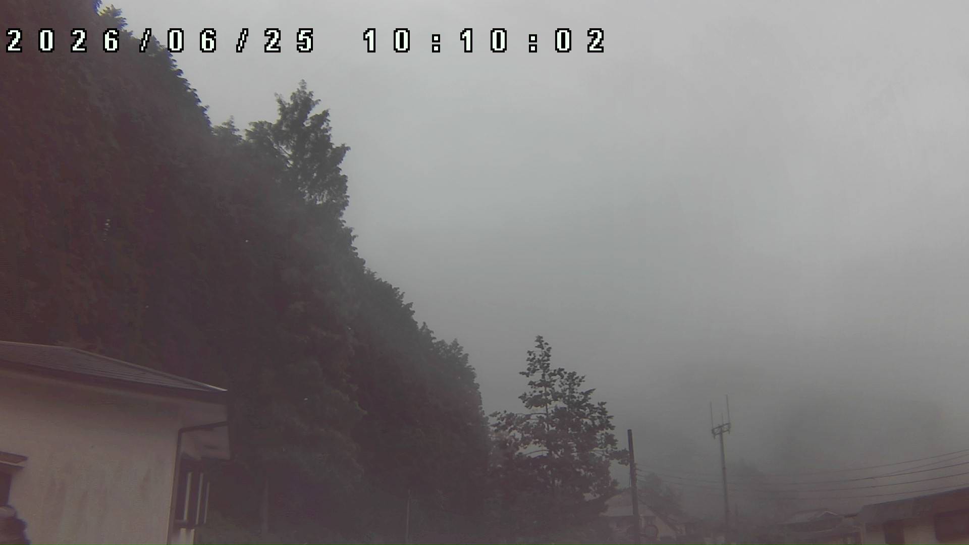 2026年6月25日 10:10ごろの金剛山登山口周辺の空