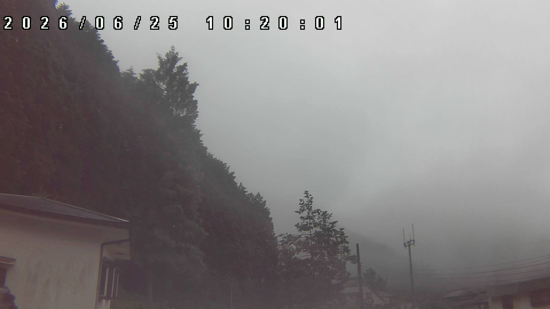 2026年6月25日 10:20ごろの金剛山登山口周辺の空
