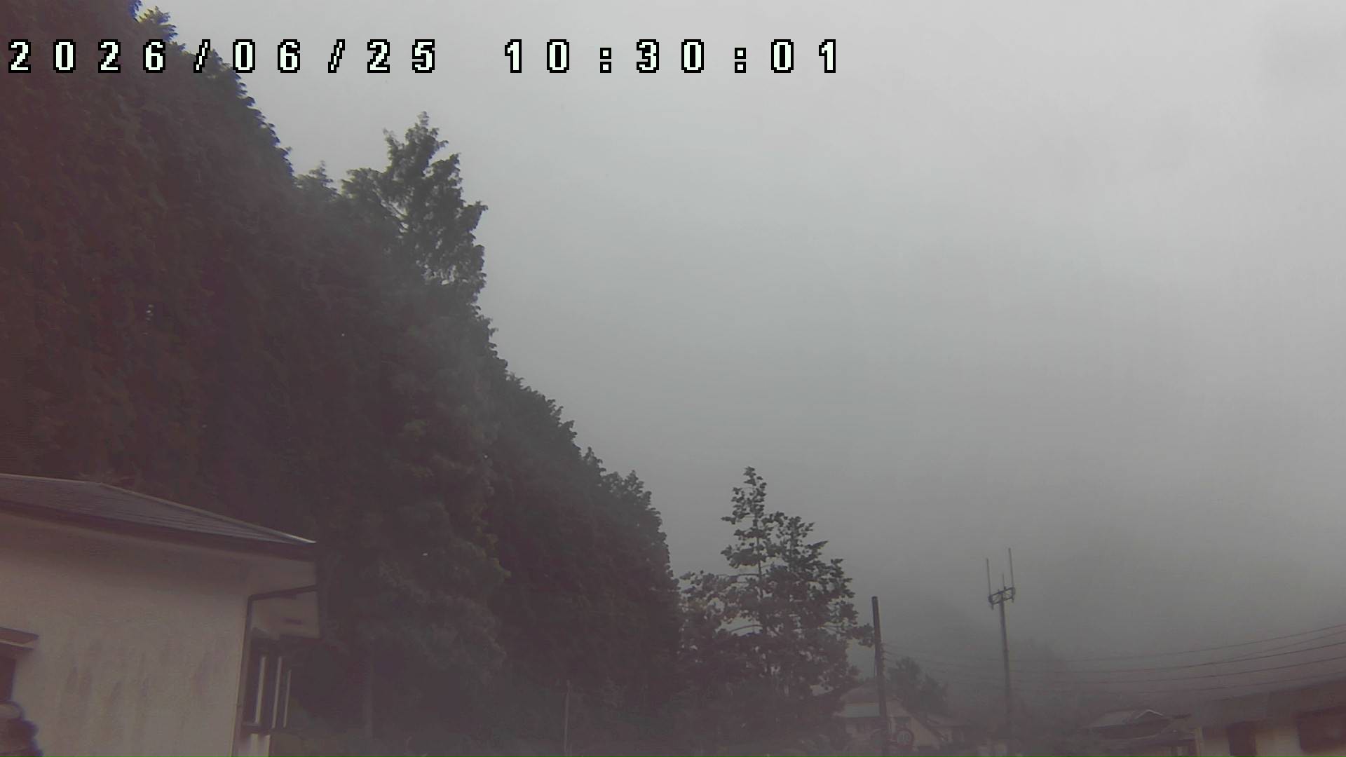 2026年6月25日 10:30ごろの金剛山登山口周辺の空