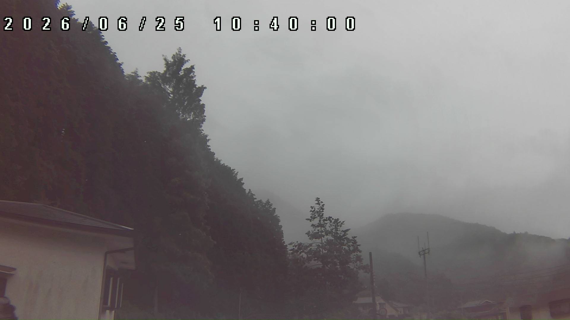 2026年6月25日 10:40ごろの金剛山登山口周辺の空