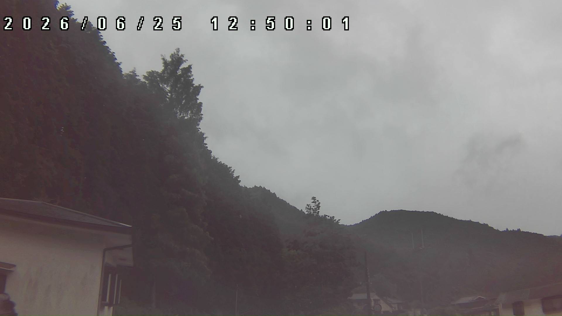 2026年6月25日 12:50ごろの金剛山登山口周辺の空