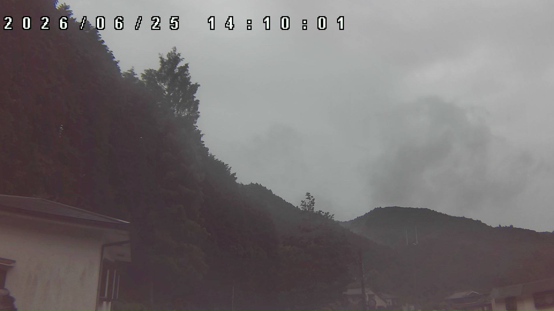 2026年6月25日 14:10ごろの金剛山登山口周辺の空