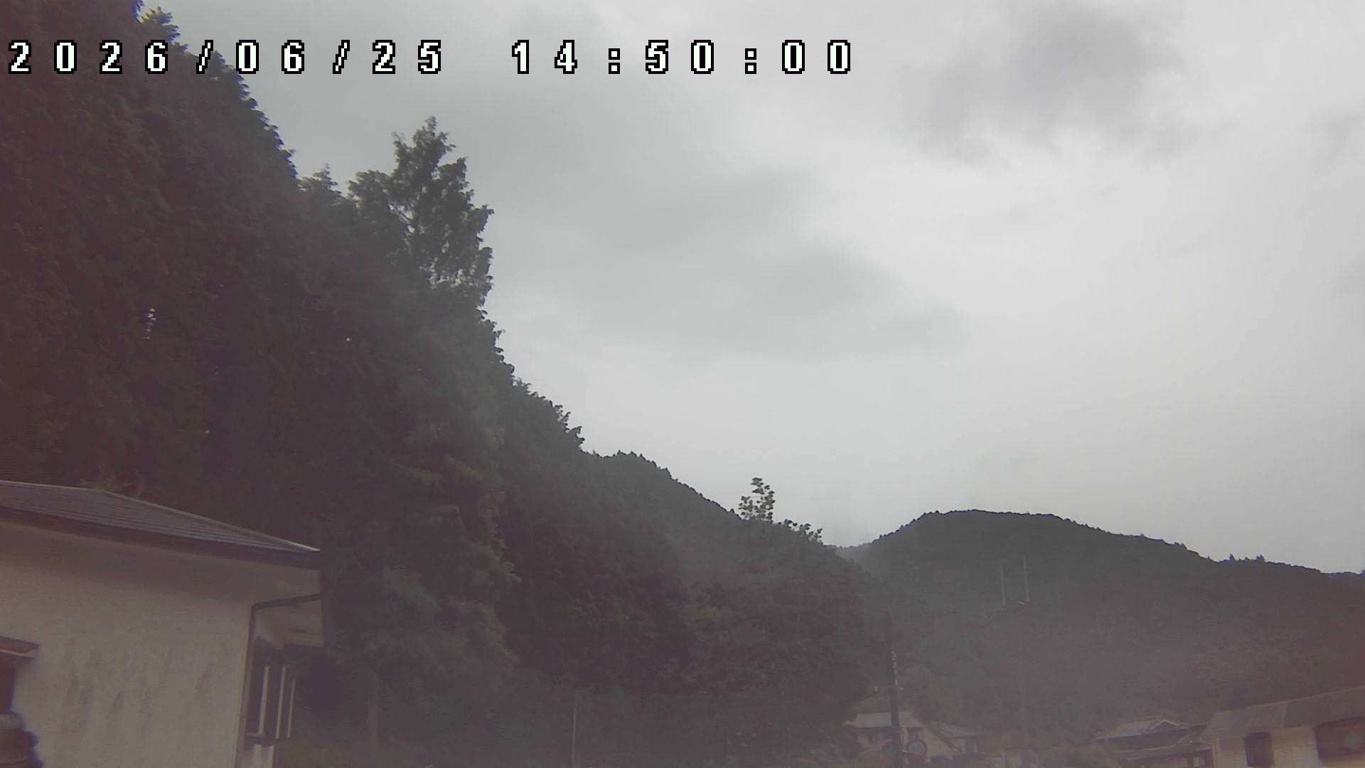 2026年6月25日 14:50ごろの金剛山登山口周辺の空