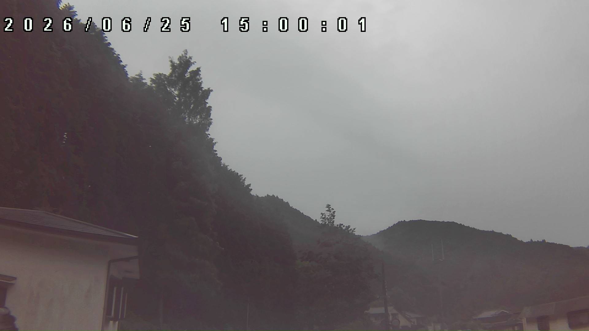 2026年6月25日 15:00ごろの金剛山登山口周辺の空