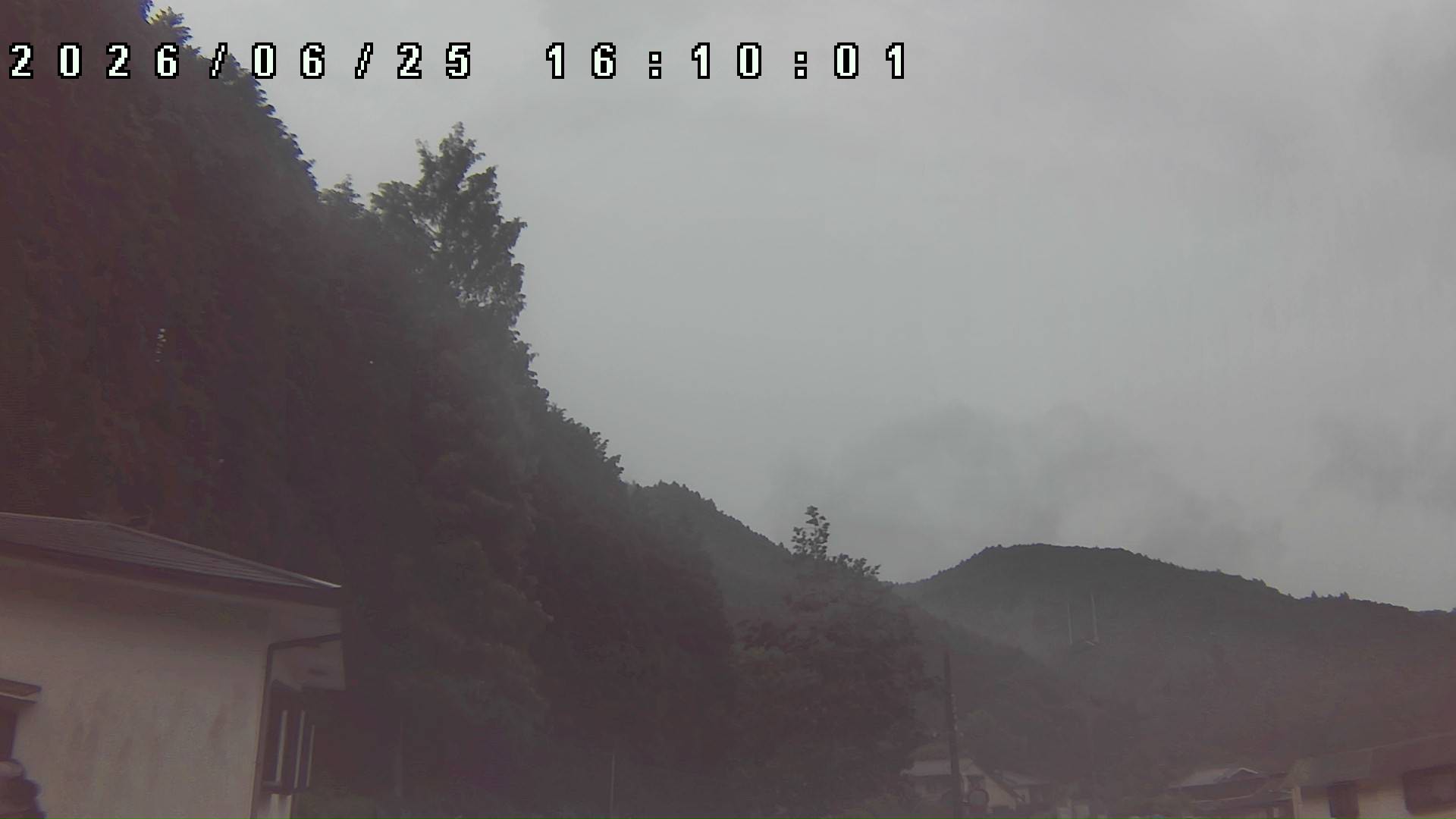 2026年6月25日 16:10ごろの金剛山登山口周辺の空