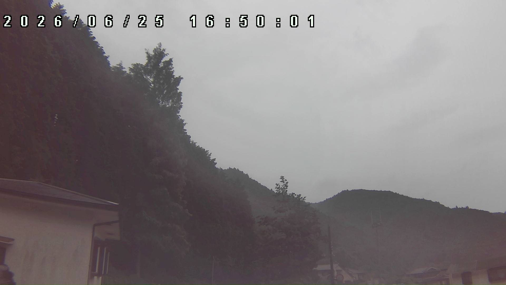 2026年6月25日 16:50ごろの金剛山登山口周辺の空