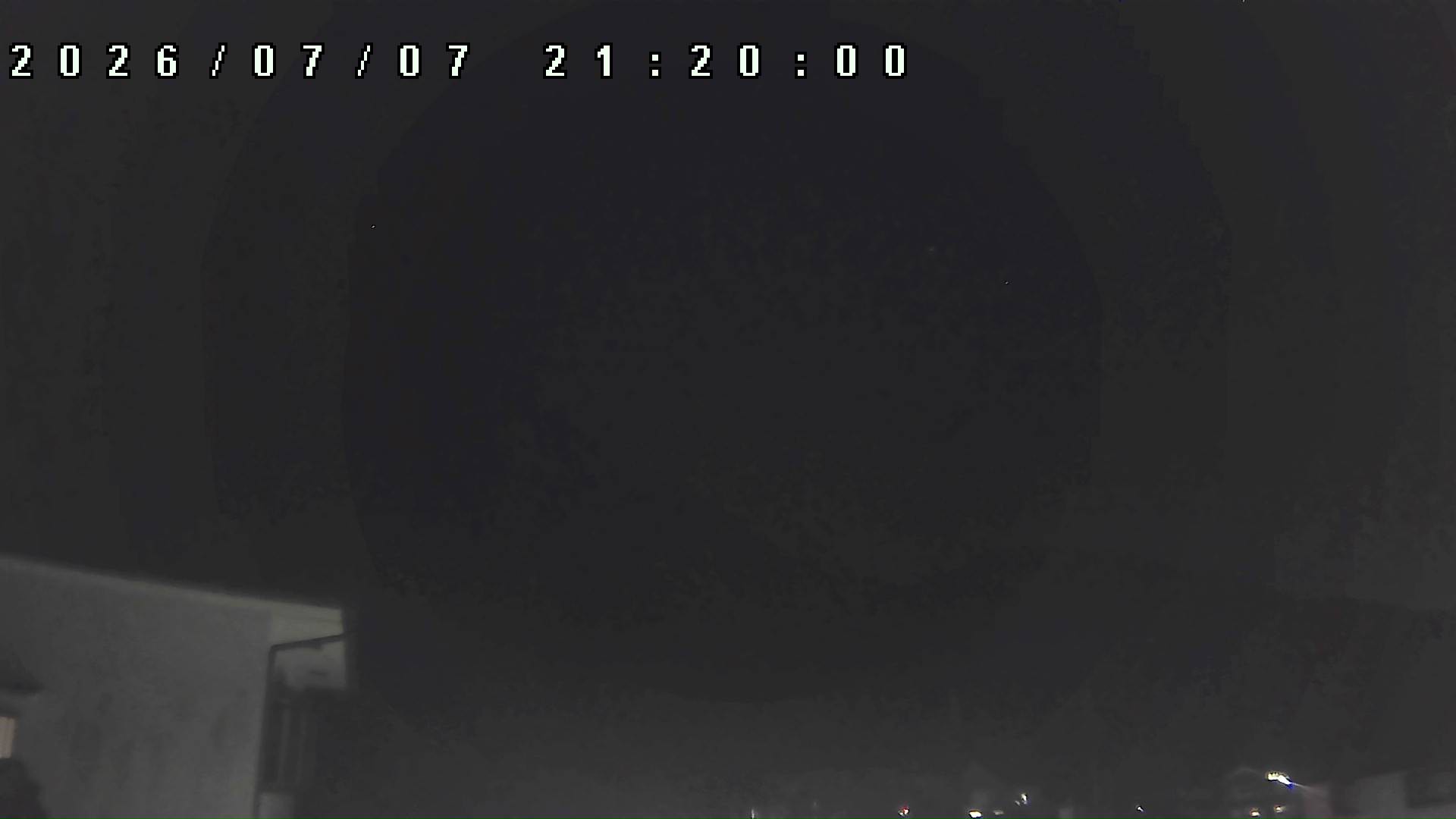 2026年7月7日 21:20ごろの金剛山登山口周辺の空