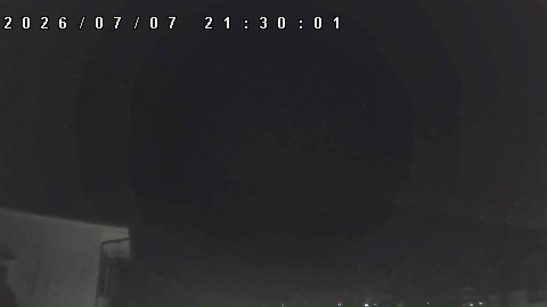 2026年7月7日 21:30ごろの金剛山登山口周辺の空
