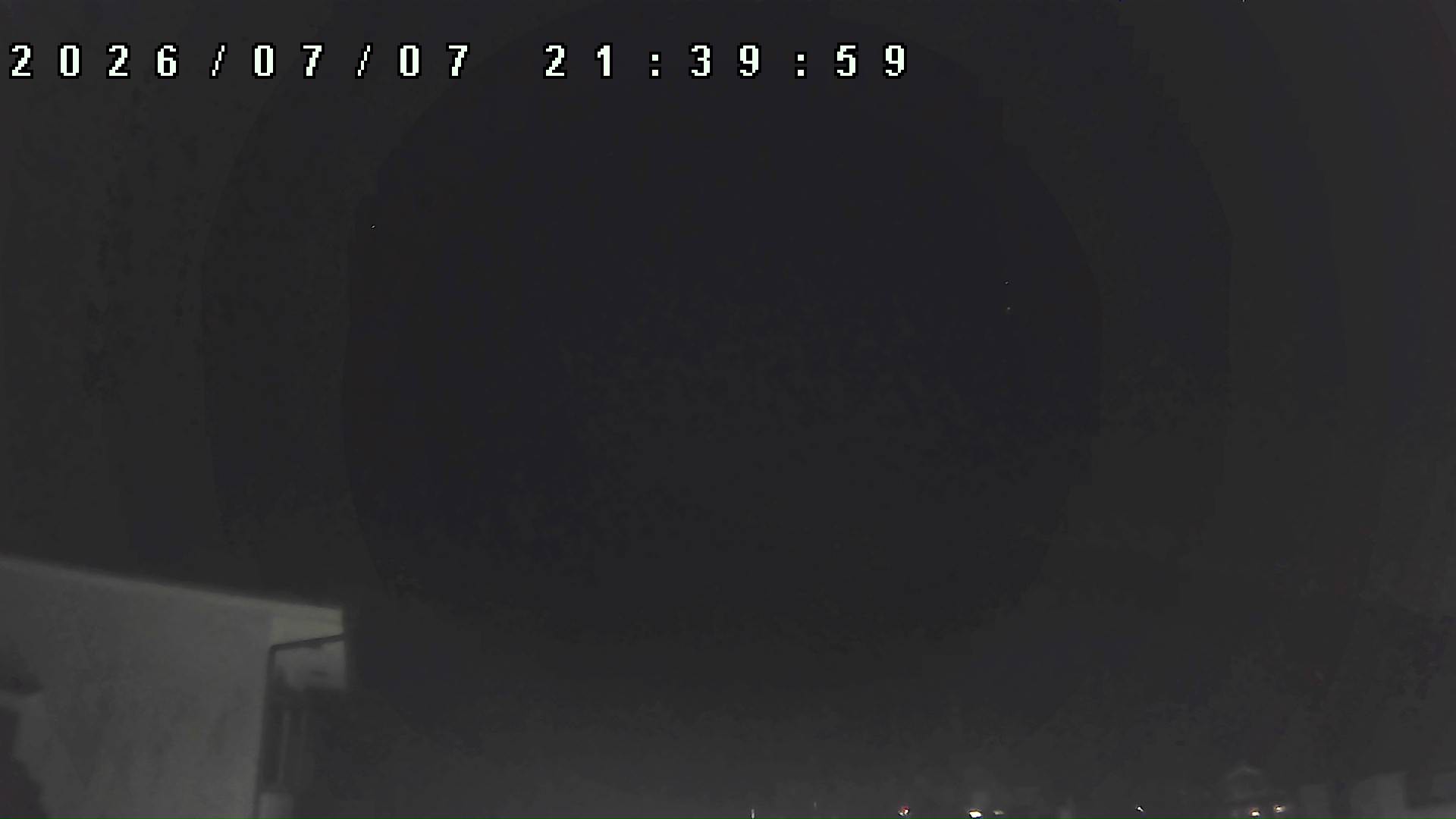 2026年7月7日 21:40ごろの金剛山登山口周辺の空