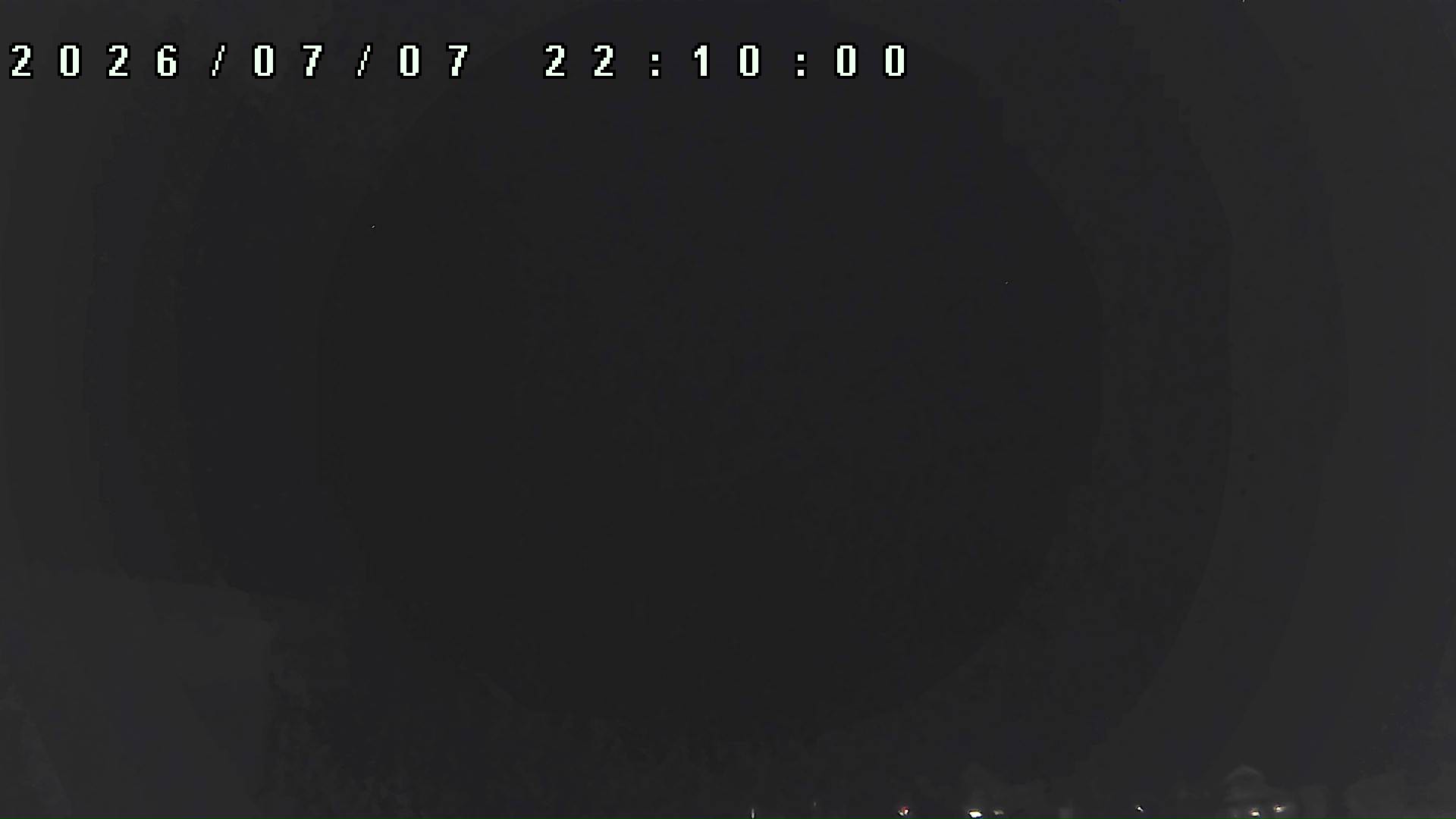 2026年7月7日 22:10ごろの金剛山登山口周辺の空
