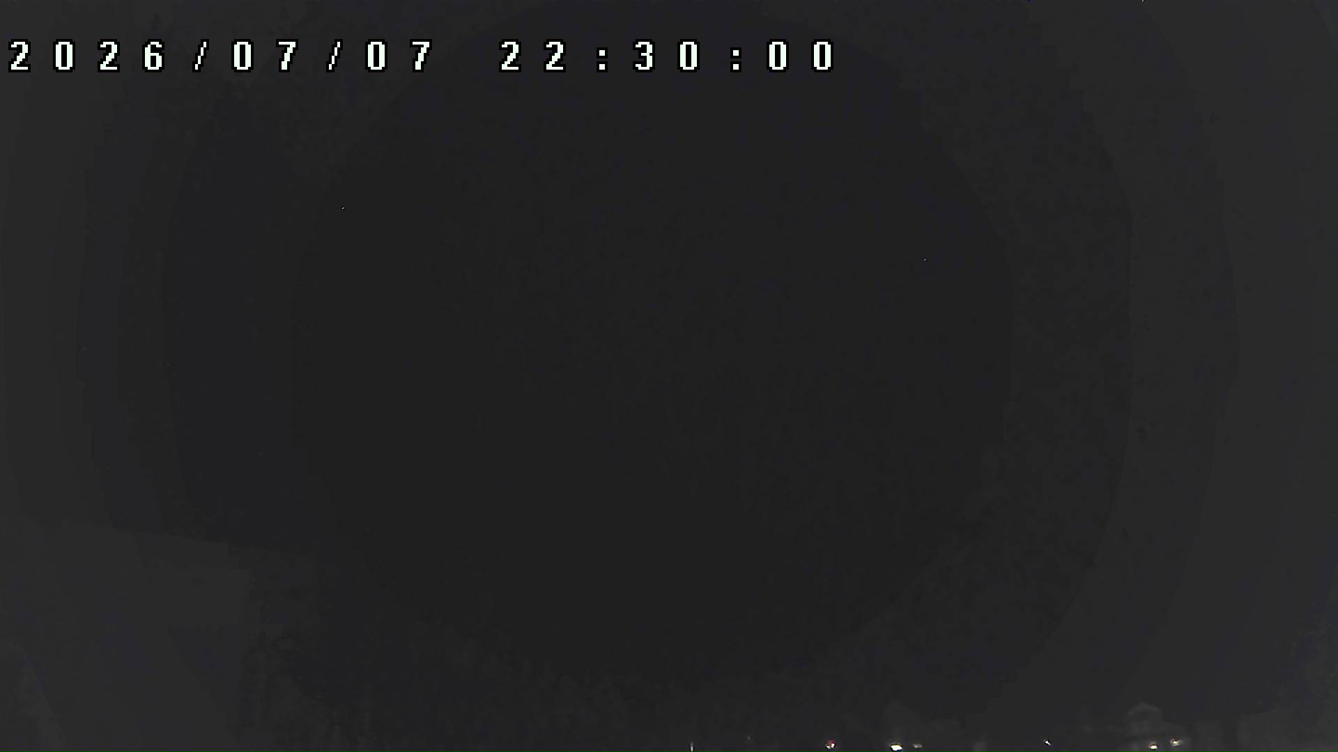 2026年7月7日 22:30ごろの金剛山登山口周辺の空