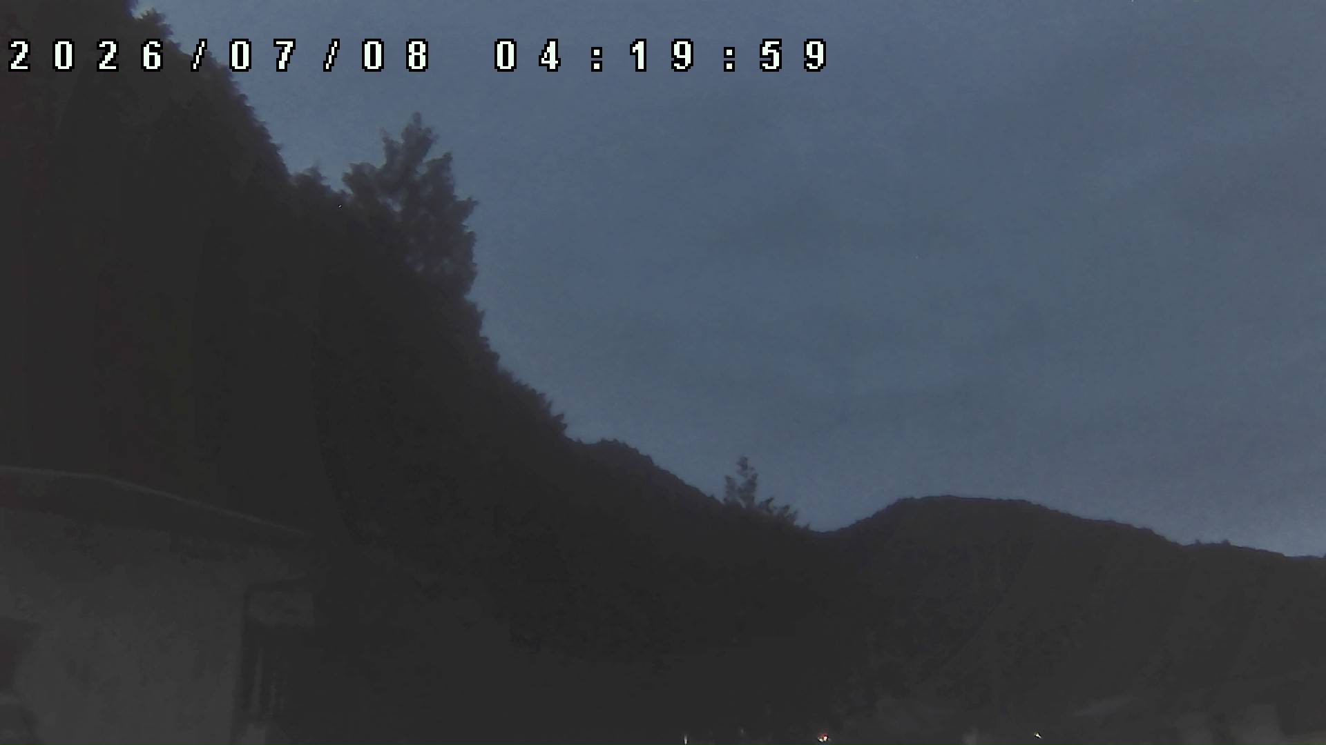 2026年7月8日 04:20ごろの金剛山登山口周辺の空
