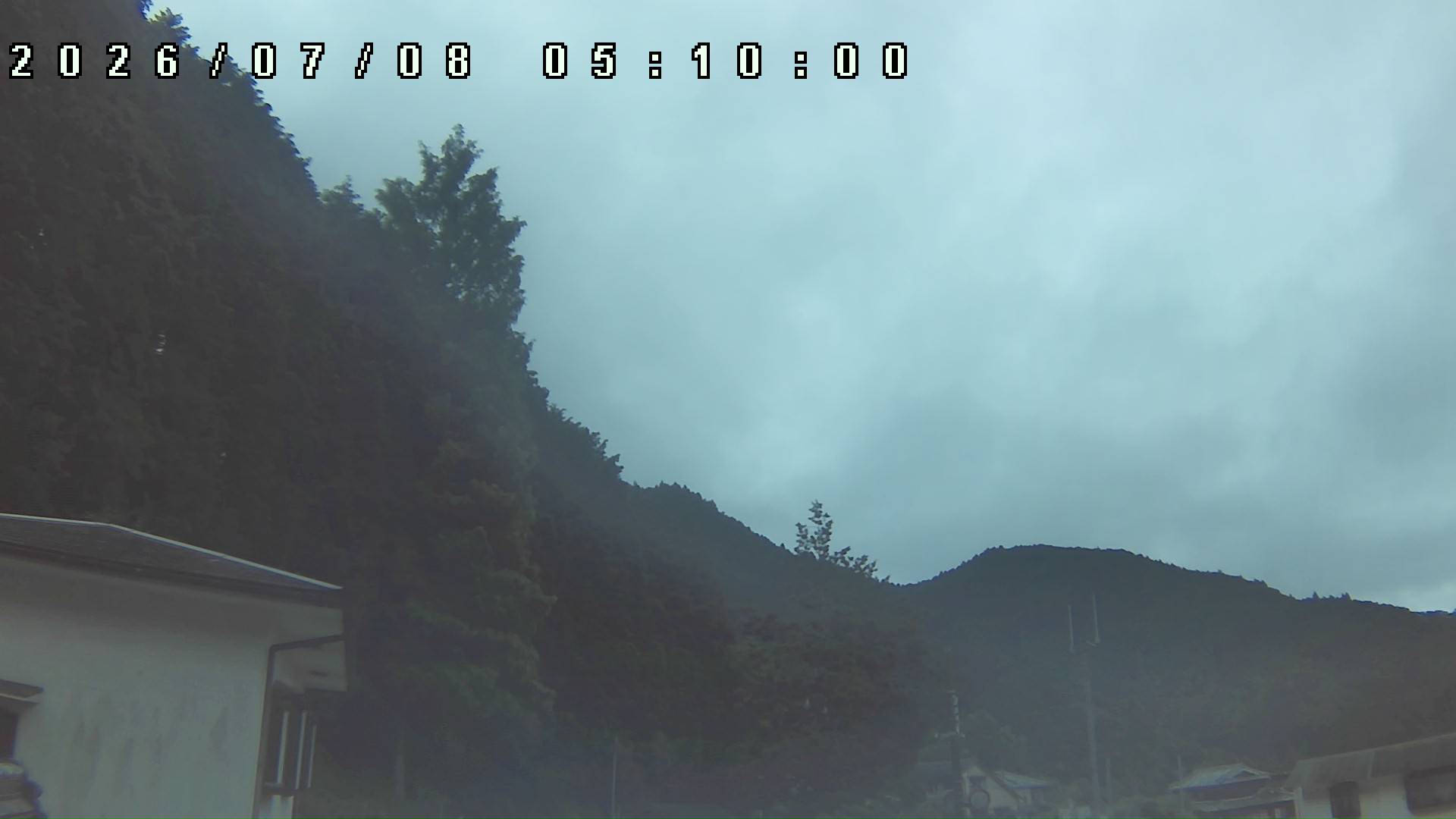 2026年7月8日 05:10ごろの金剛山登山口周辺の空
