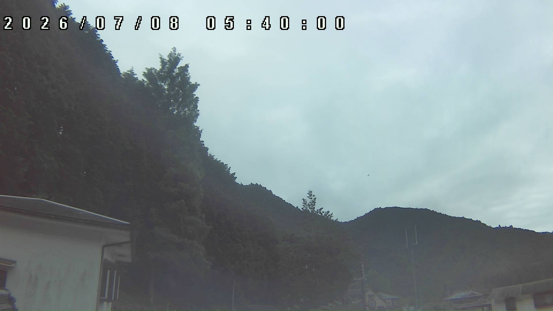 2026年7月8日 05:40ごろの金剛山登山口周辺の空